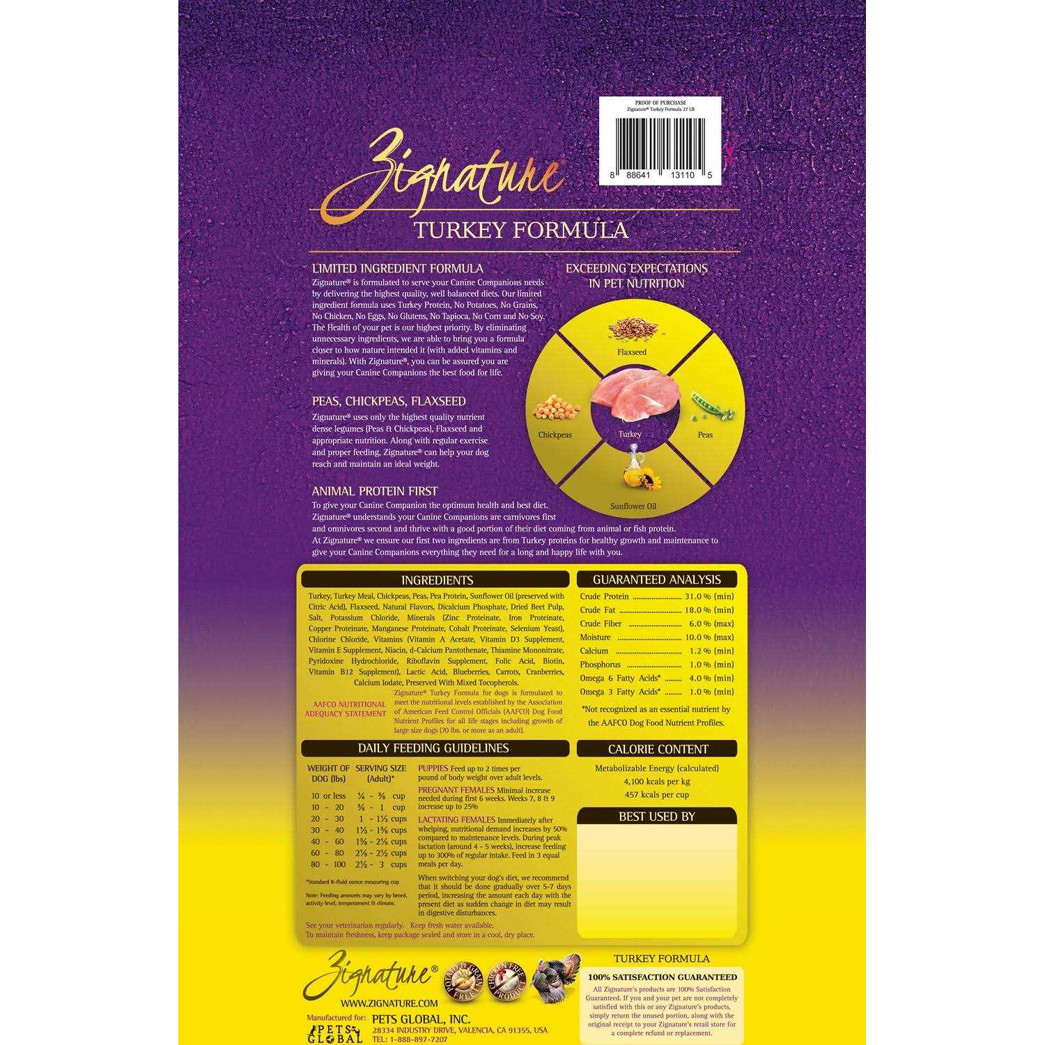 Alternative view of Zignature Limited Ingredient Turkey Formula Dry Dog Food