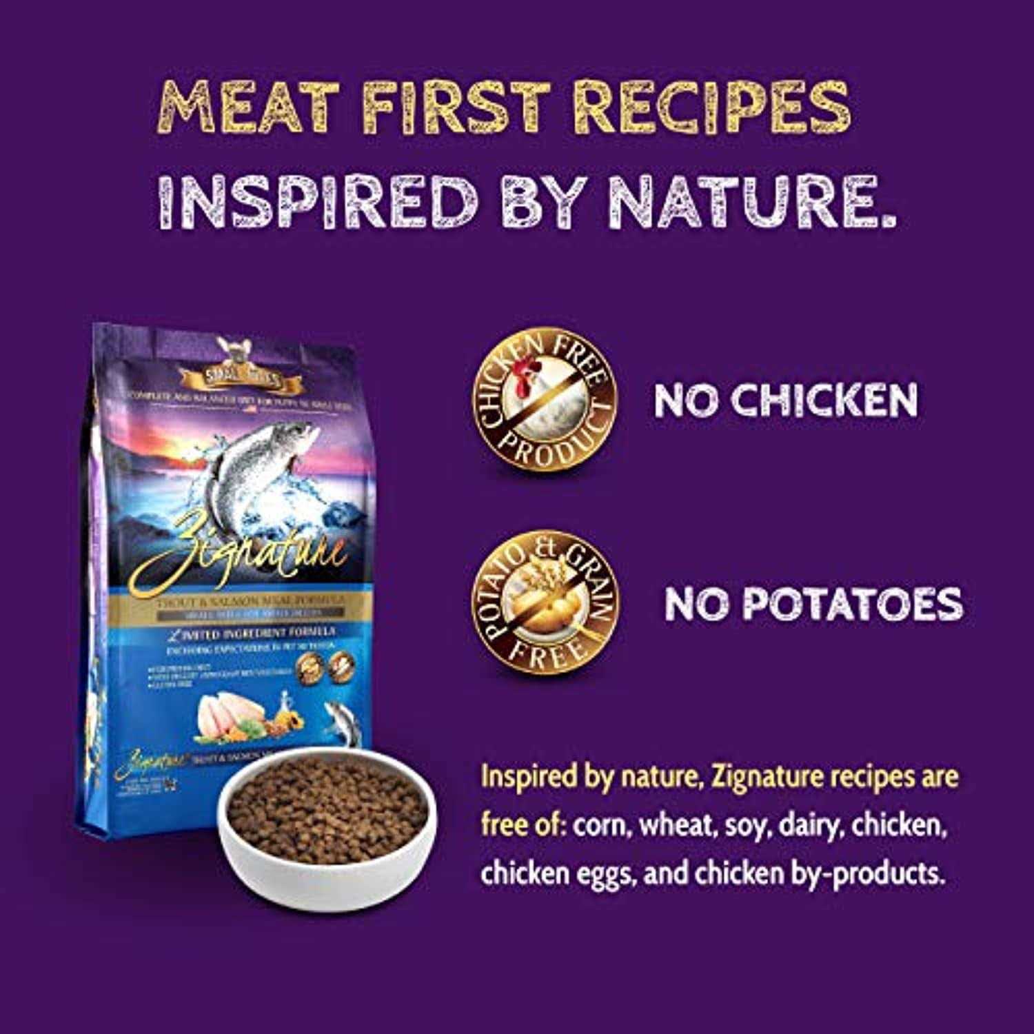 Alternative view of Zignature Dry Dog Food Trout & Salmon Formula Small Bites