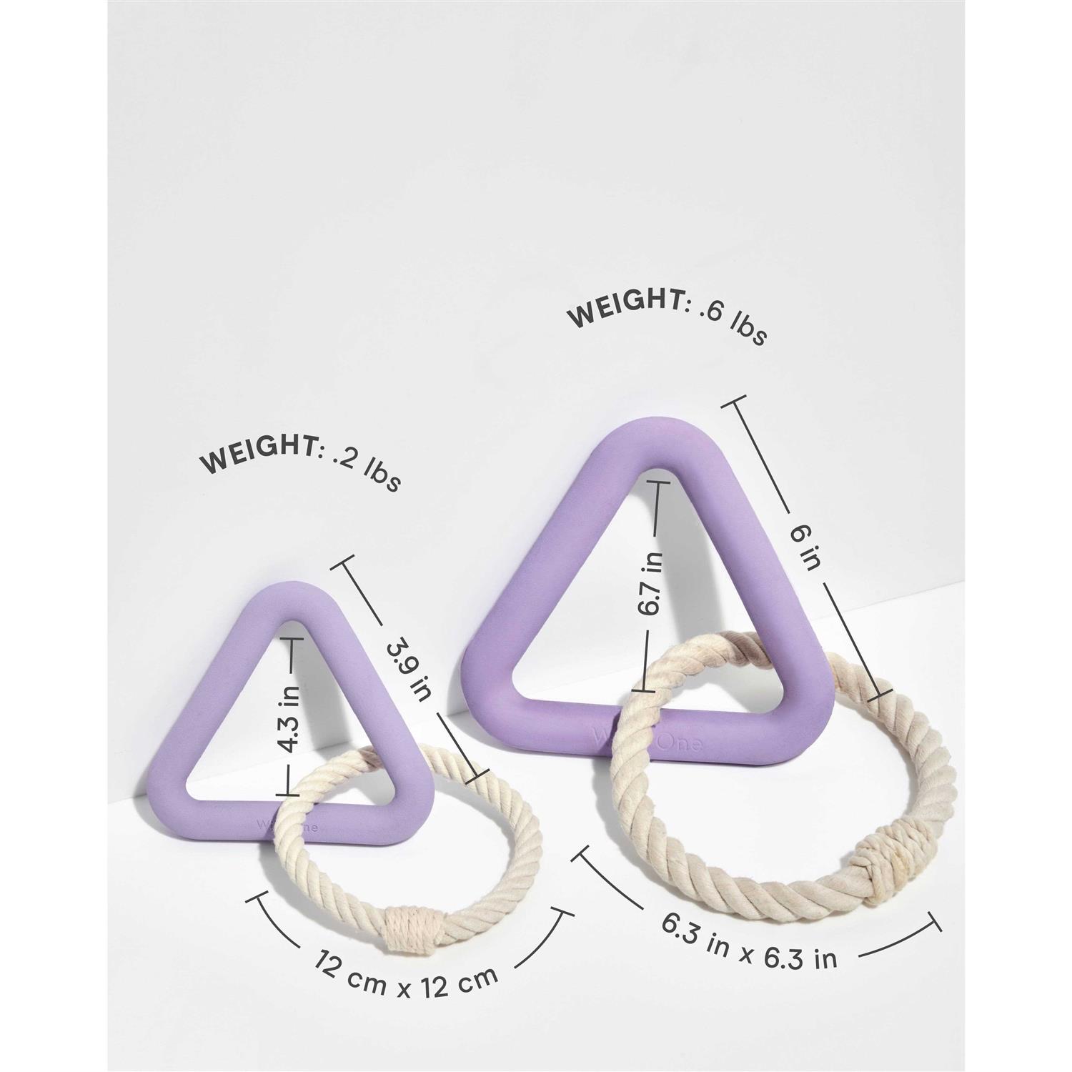 Alternative view of Wild One Triangle Tug Dog Toy