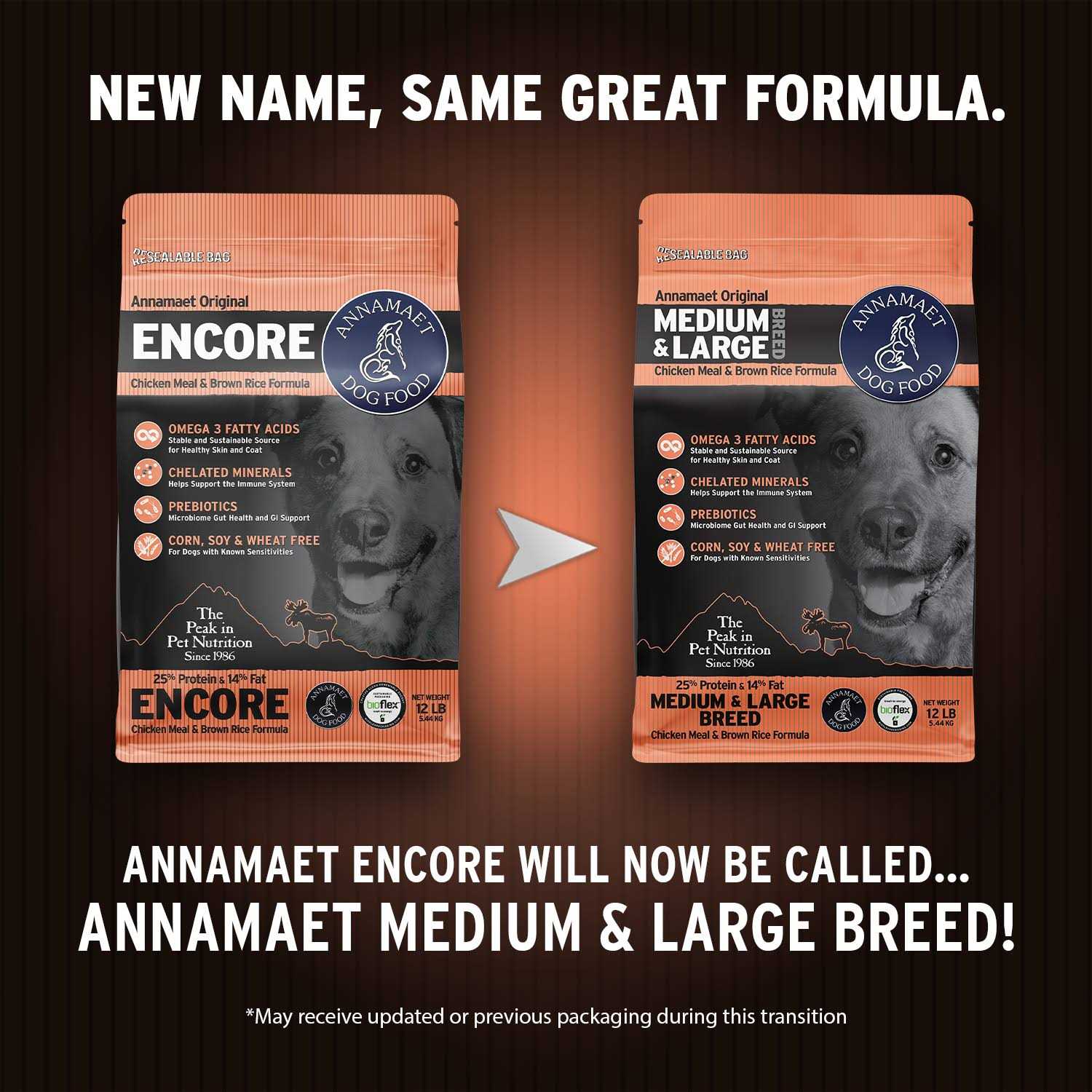 Alternative view of Annamaet 25% Medium & Large Breed Dry Dog Food