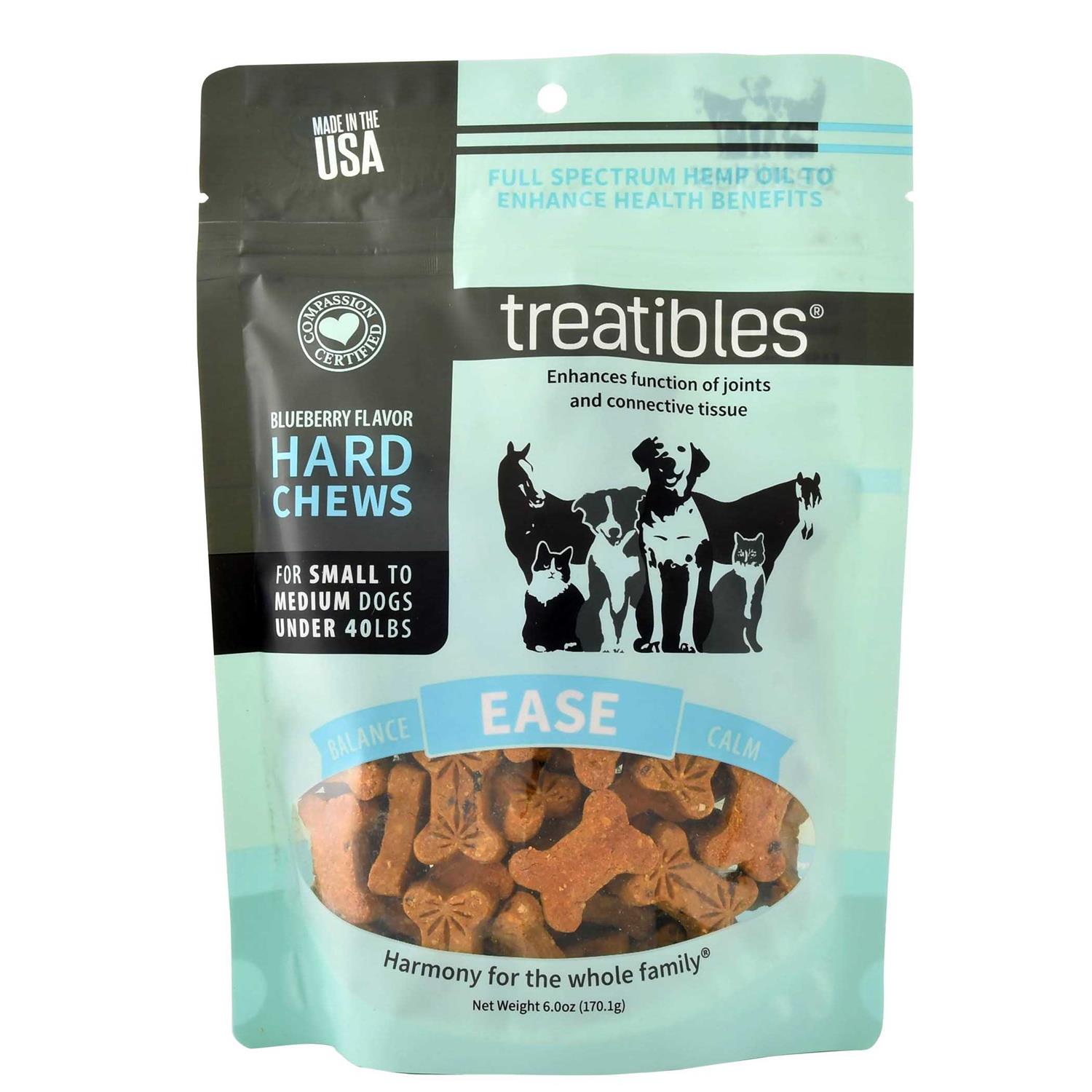 Alternative view of Treatibles Grain Free Blueberry Chews 1mg Small