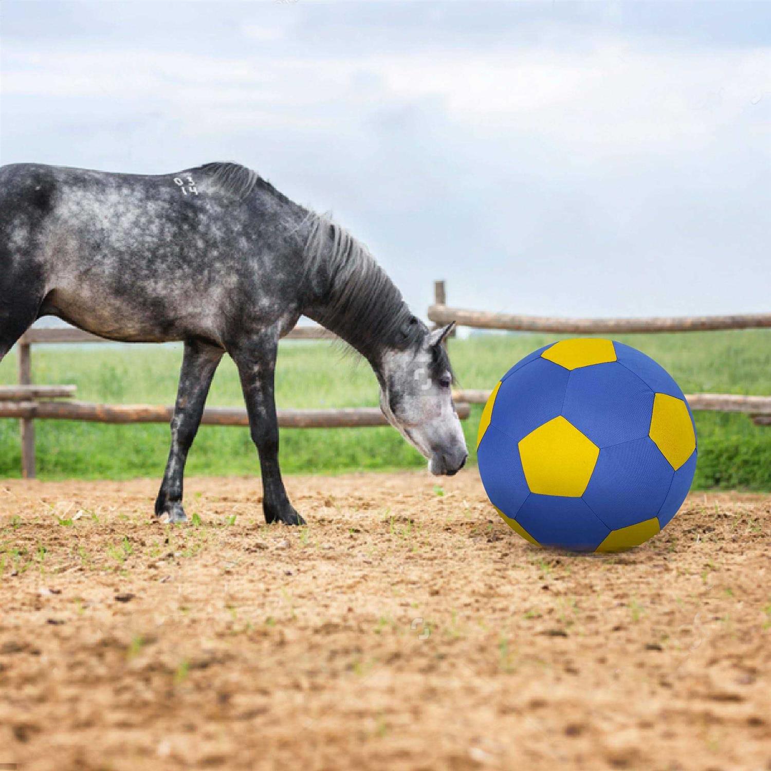 Alternative view of ANC POP Herding Ball for Dogs Horse Ball & Ball Cover 25 Ball for Horses Large with Hand Pump for Play Herding Ball Herding Ball Horse Toys