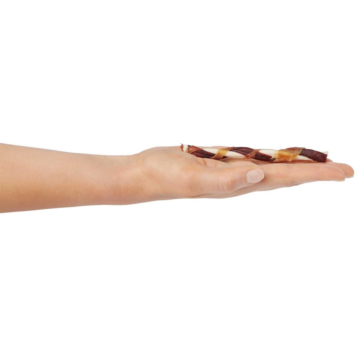 Alternative view of Bones & Chews Triple Flavor Rawhide Twist Dog Treats