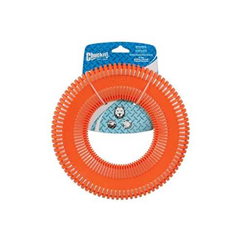 Chuckit! Rugged Flyer Dog Toy, Color Varies, Medium