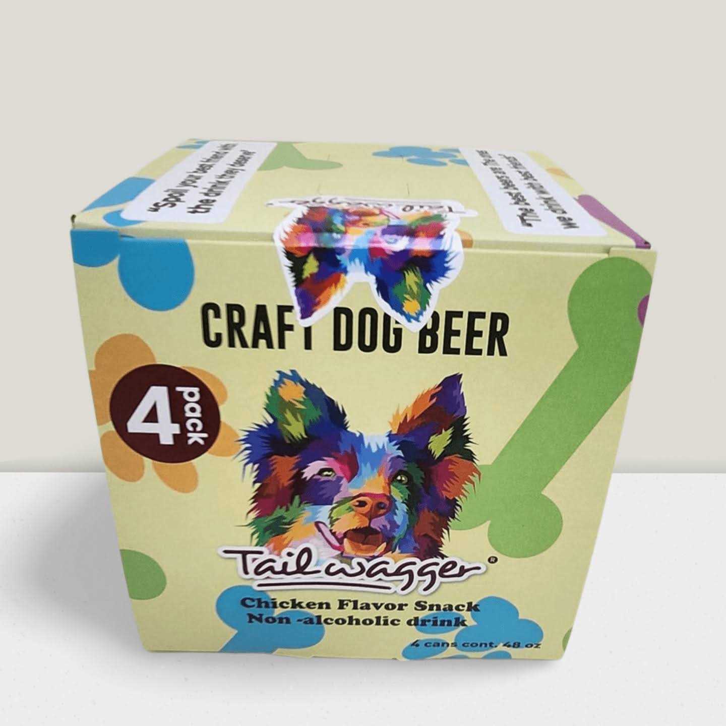 Alternative view of Tailwagger 4-pack 12 oz Chicken Porter Dog Beer