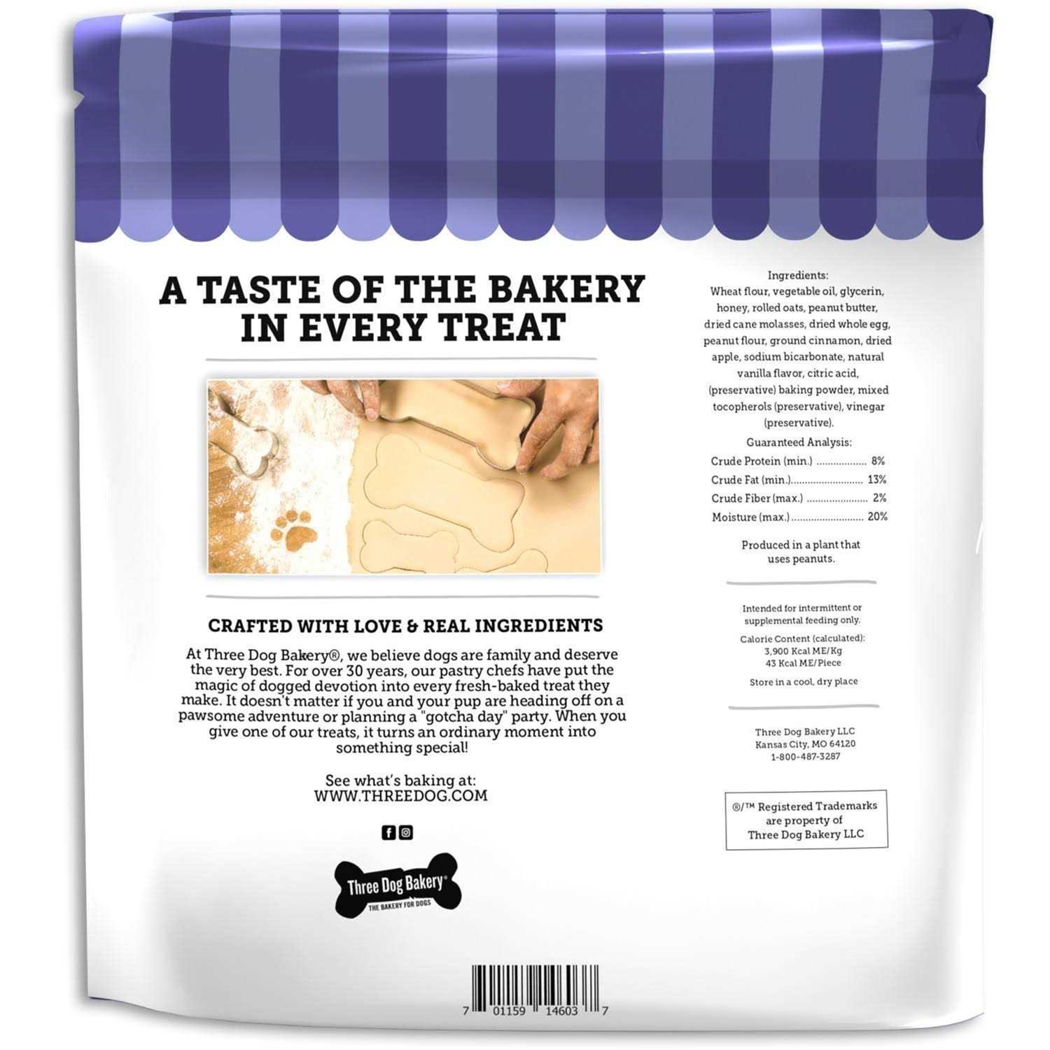 Alternative view of Three Dog Bakery Assortmutt Trio Dog Treats