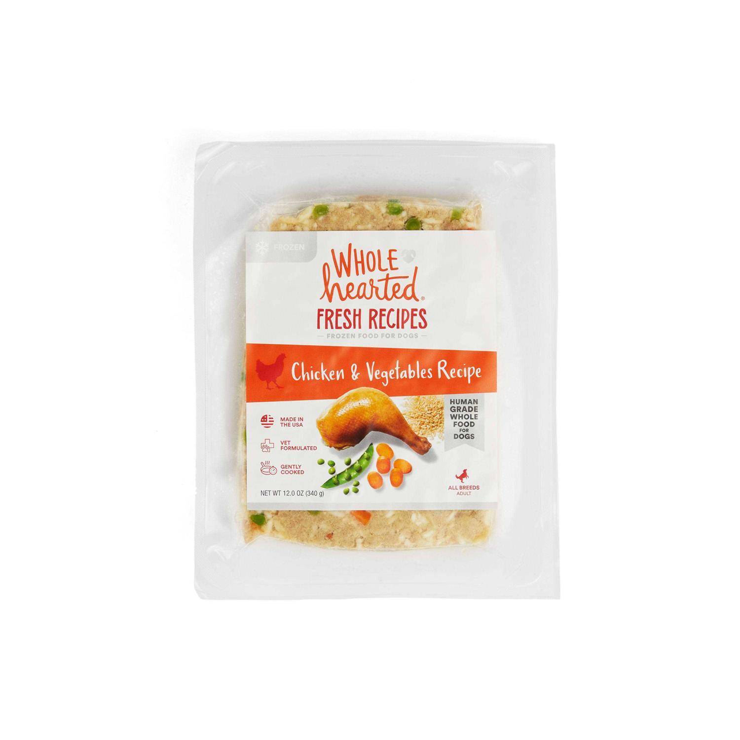 WholeHearted Fresh Frozen Chicken Recipe Dog Food