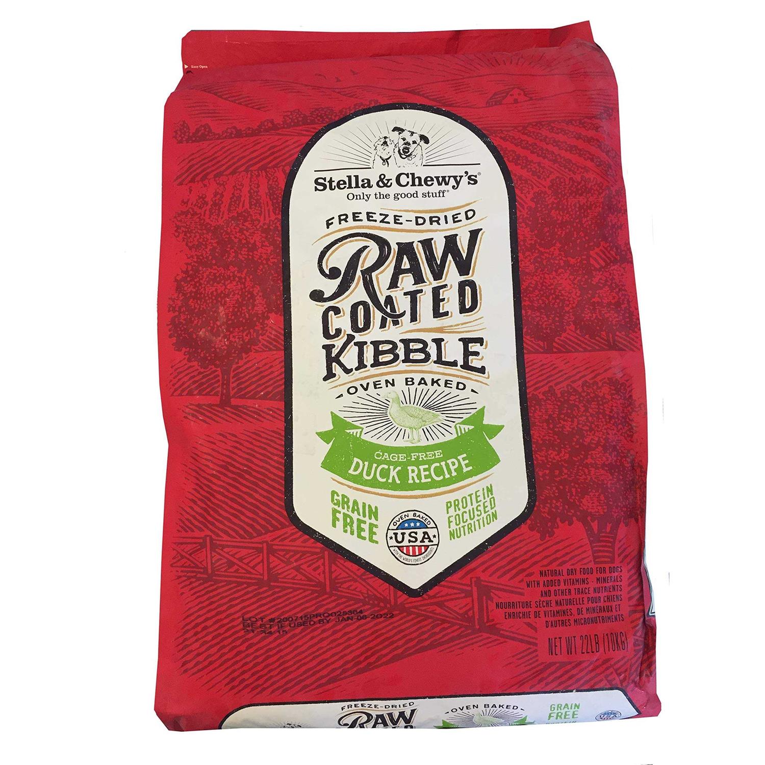 Stella & Chewy's Cage-Free Duck Raw Coated Kibble Dog Food
