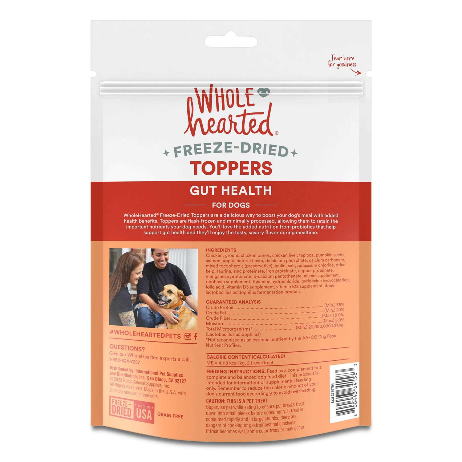 Alternative view of WholeHearted Freeze-Dried Health Dog Food Toppers