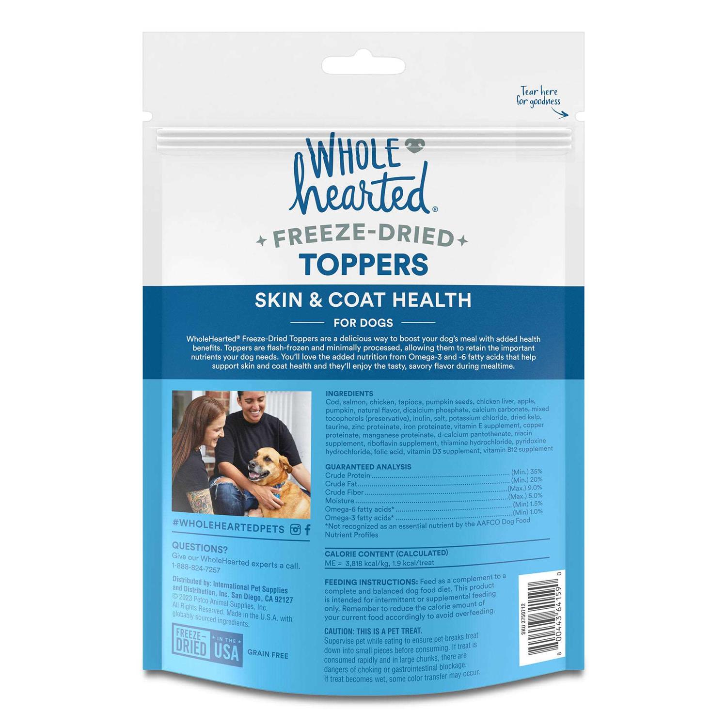 Alternative view of WholeHearted Freeze-Dried Health Dog Food Toppers