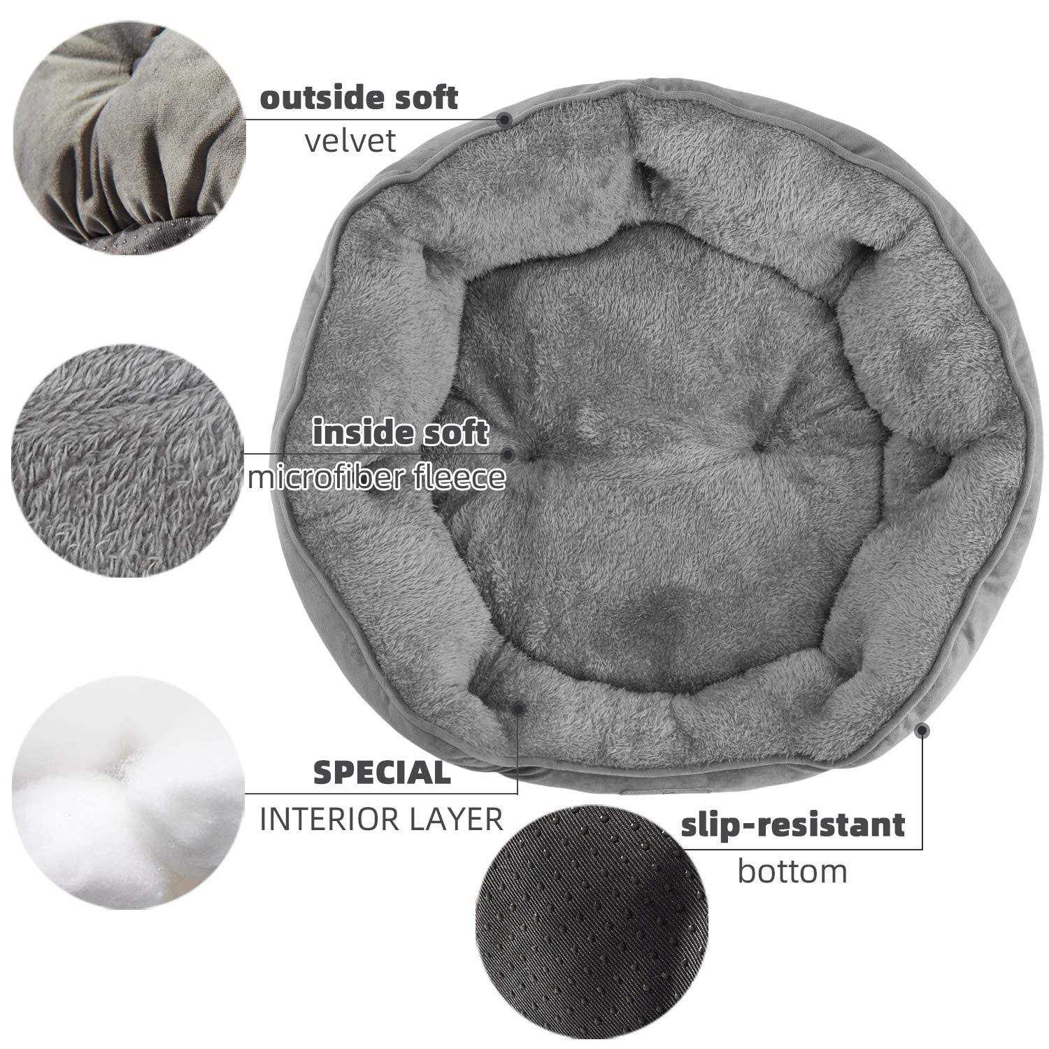 Alternative view of Asvin Small Dog Bed for Small Dogs, Cat Beds for Indoor Cats, Pet Bed for Puppy and Kitty