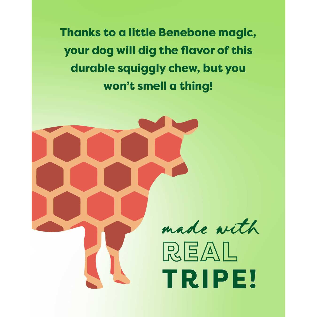 Alternative view of Benebone Tripe Bone Dog Chew