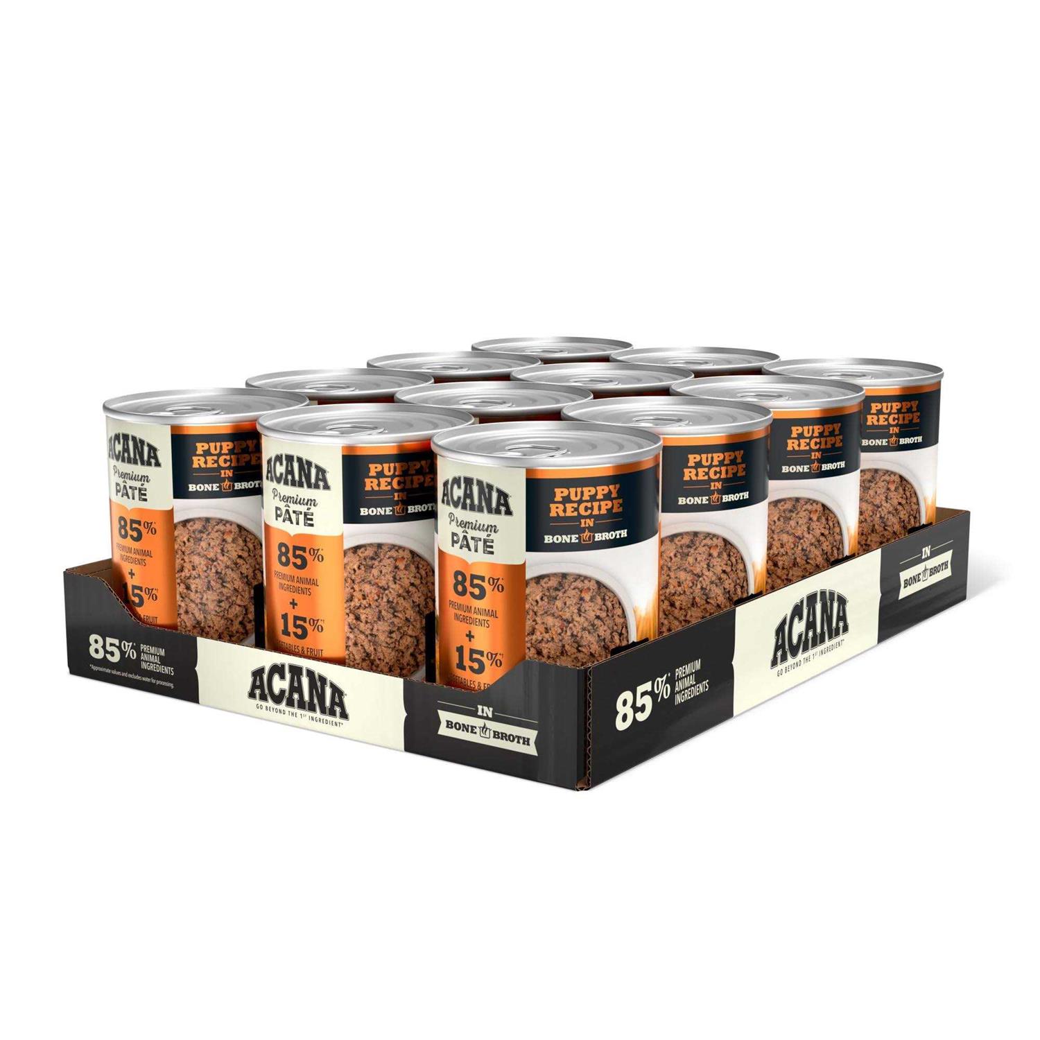 ACANA Grain-Free Premium Pate Puppy Recipe in Bone Broth Wet Dog Food