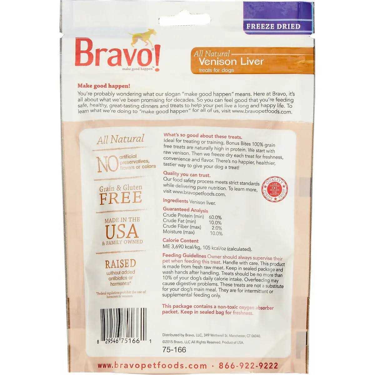 Alternative view of Bravo! Bonus Bites Freeze Dried Dog Treats