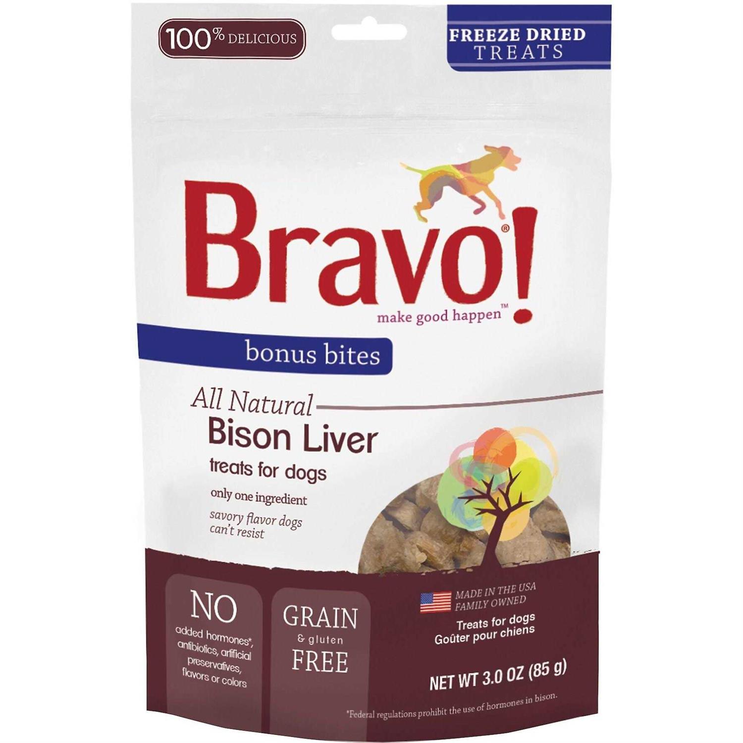 Bravo! Bonus Bites Freeze Dried Dog Treats