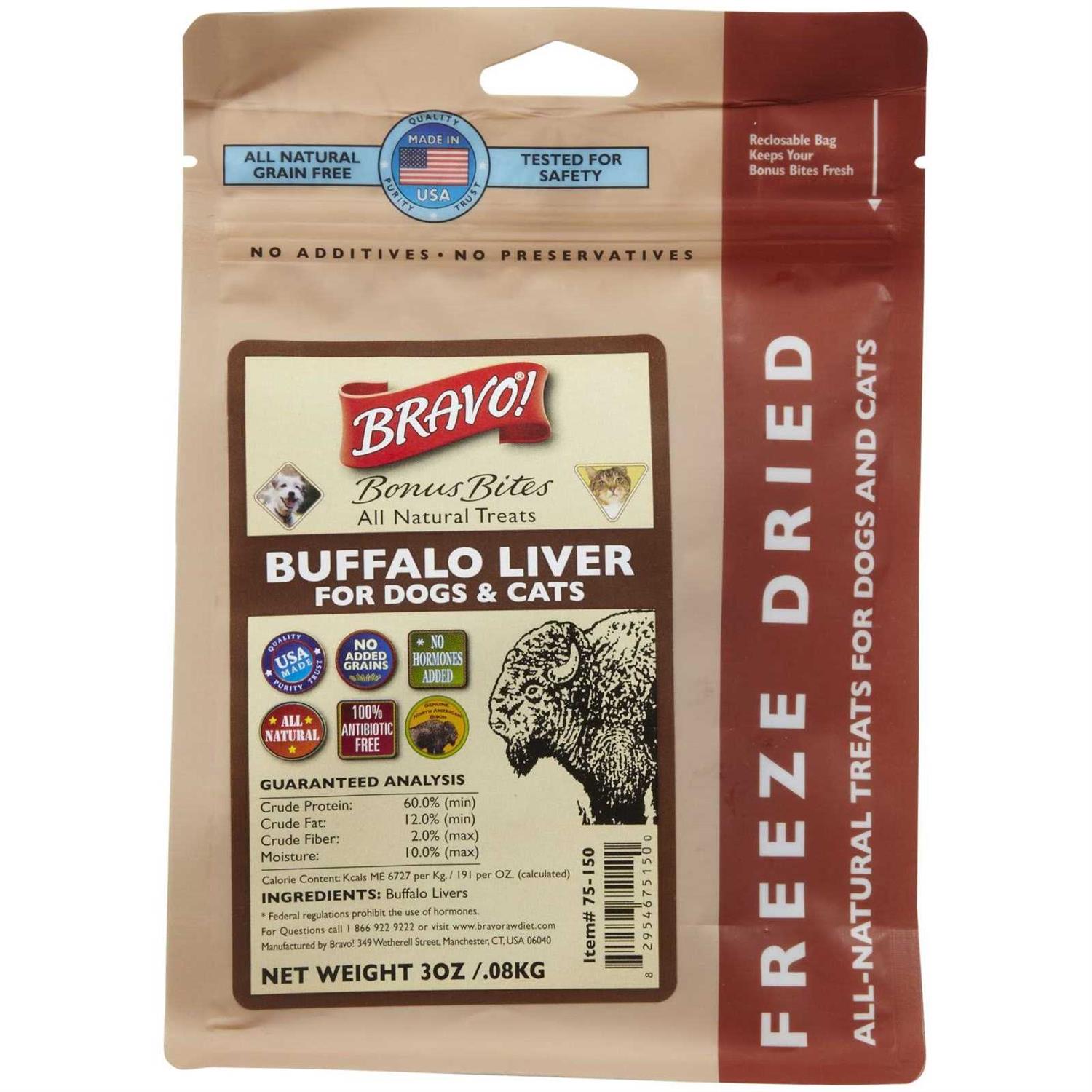 Alternative view of Bravo! Bonus Bites Freeze Dried Dog Treats