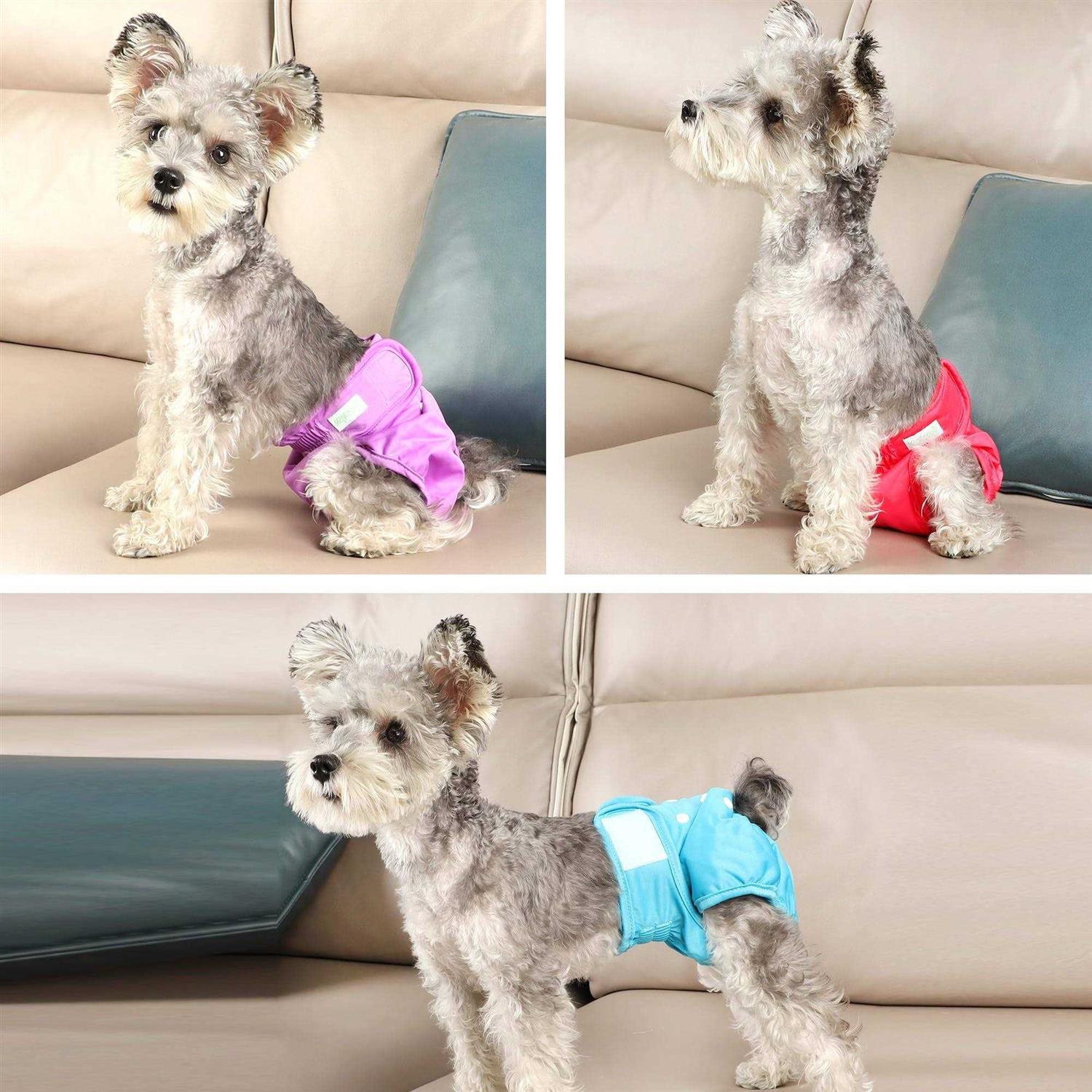 Alternative view of Wegreeco Luxury Washable Reusable Dog Diapers Durable Female Dog Diapers