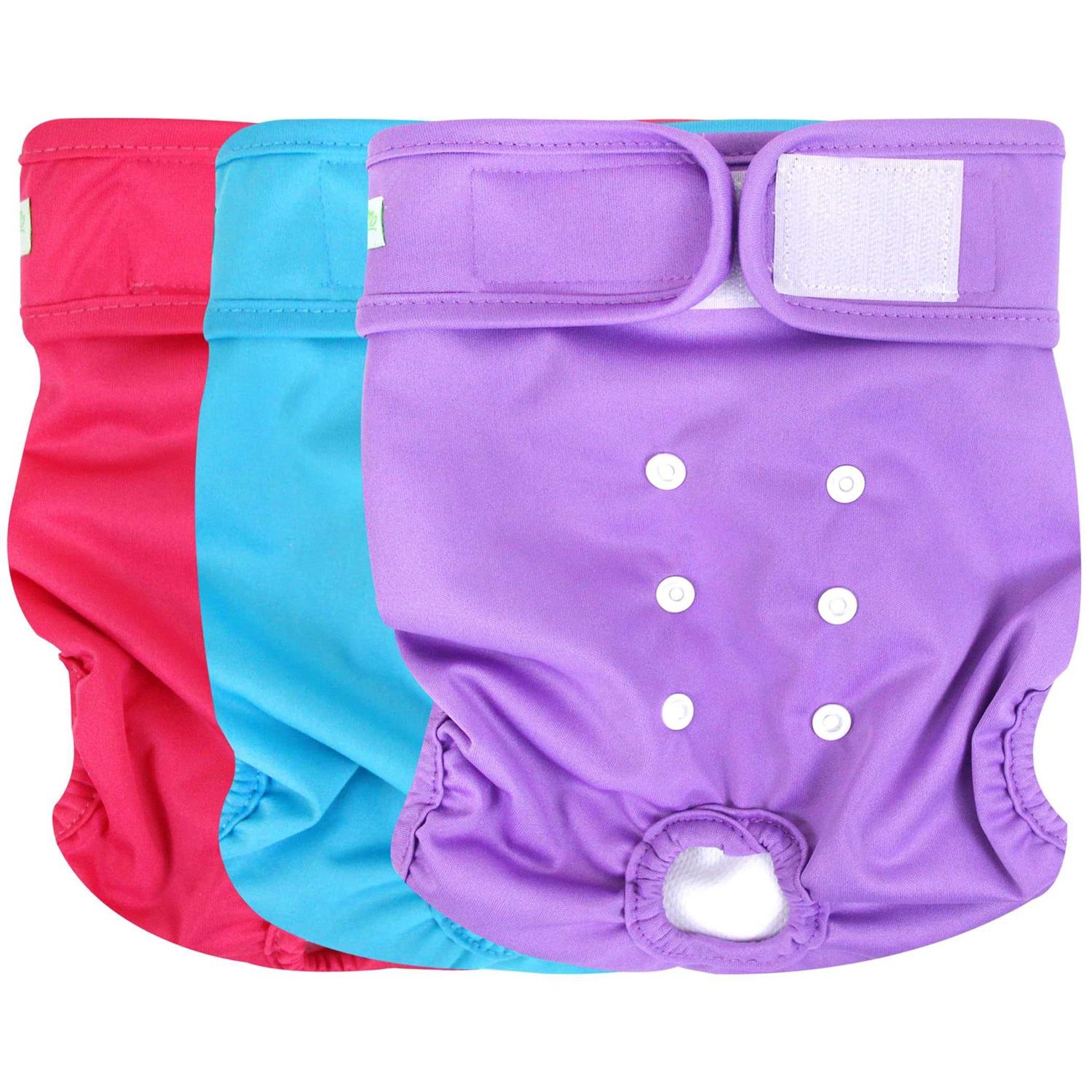 Wegreeco Luxury Washable Reusable Dog Diapers Durable Female Dog Diapers