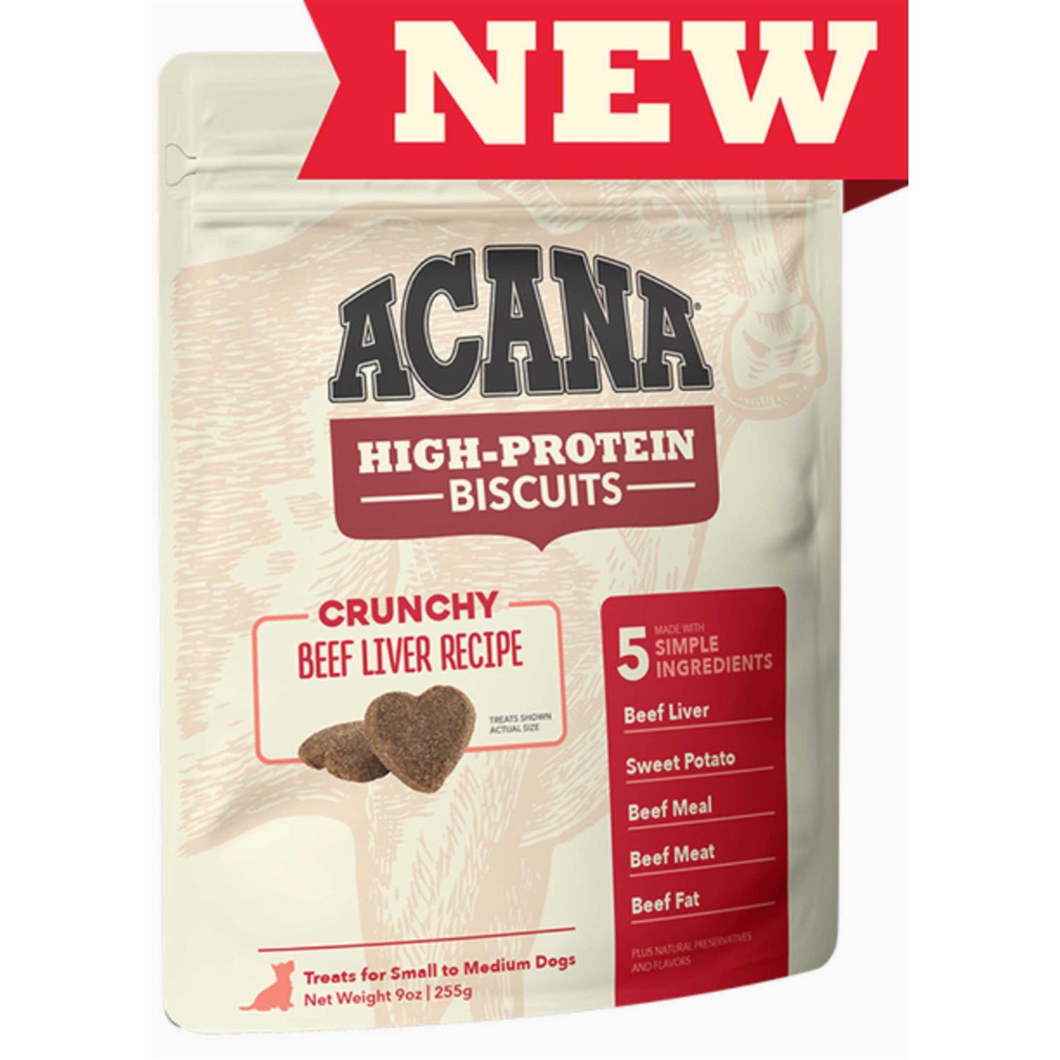 Alternative view of Acana Crunchy Biscuits High-Protein Beef Liver Recipe Dog Treats