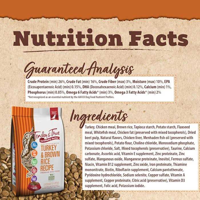 Alternative view of Tender & True Turkey and Brown Rice Recipe Dry Dog Food