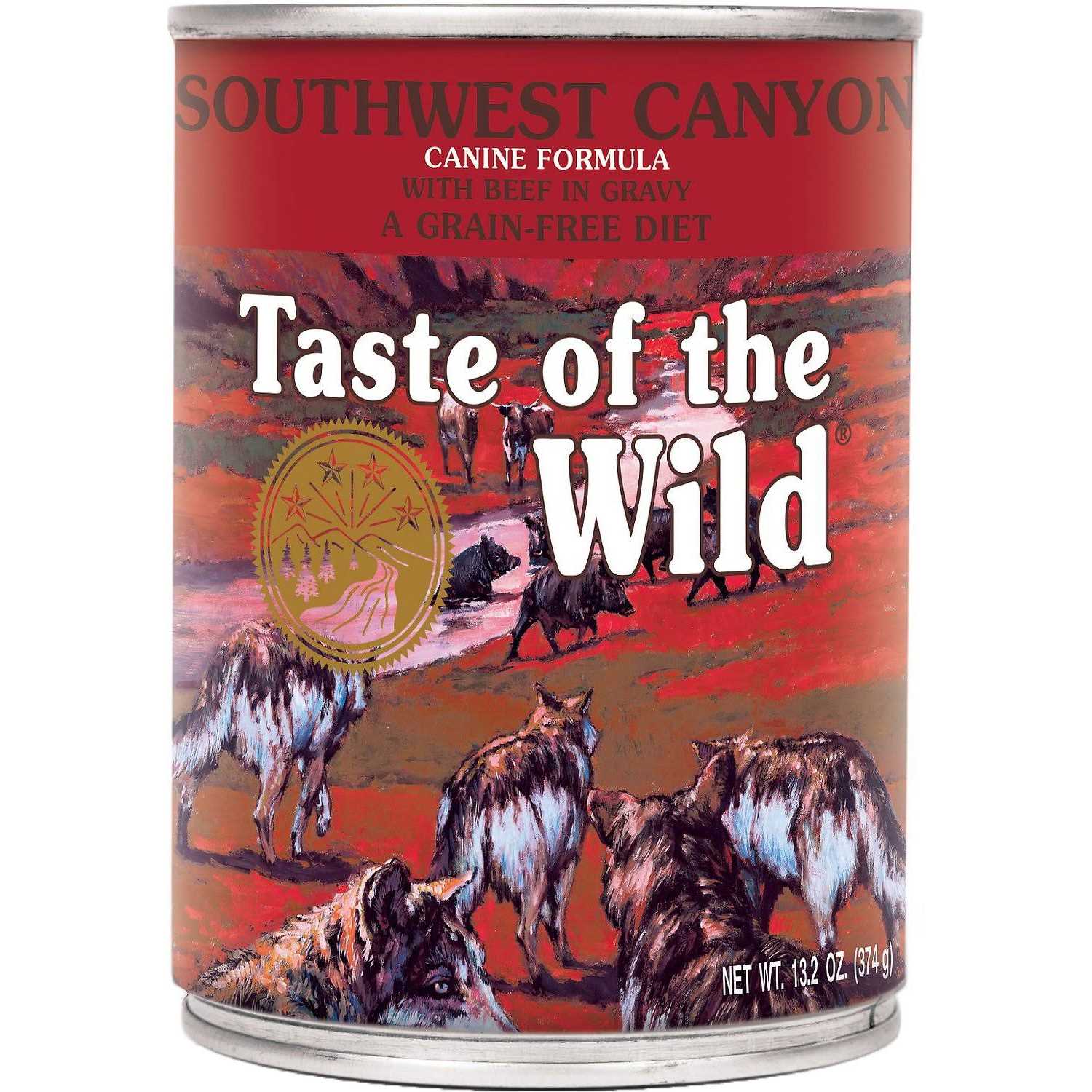 Alternative view of Taste of The Wild Southwest Canyon Canned Dog Food Case