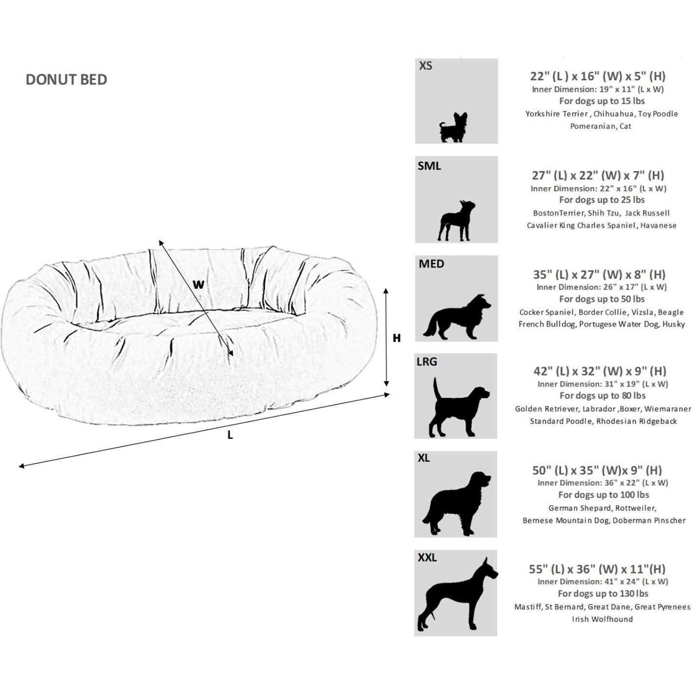 Alternative view of Bowsers Donut Dog Bed