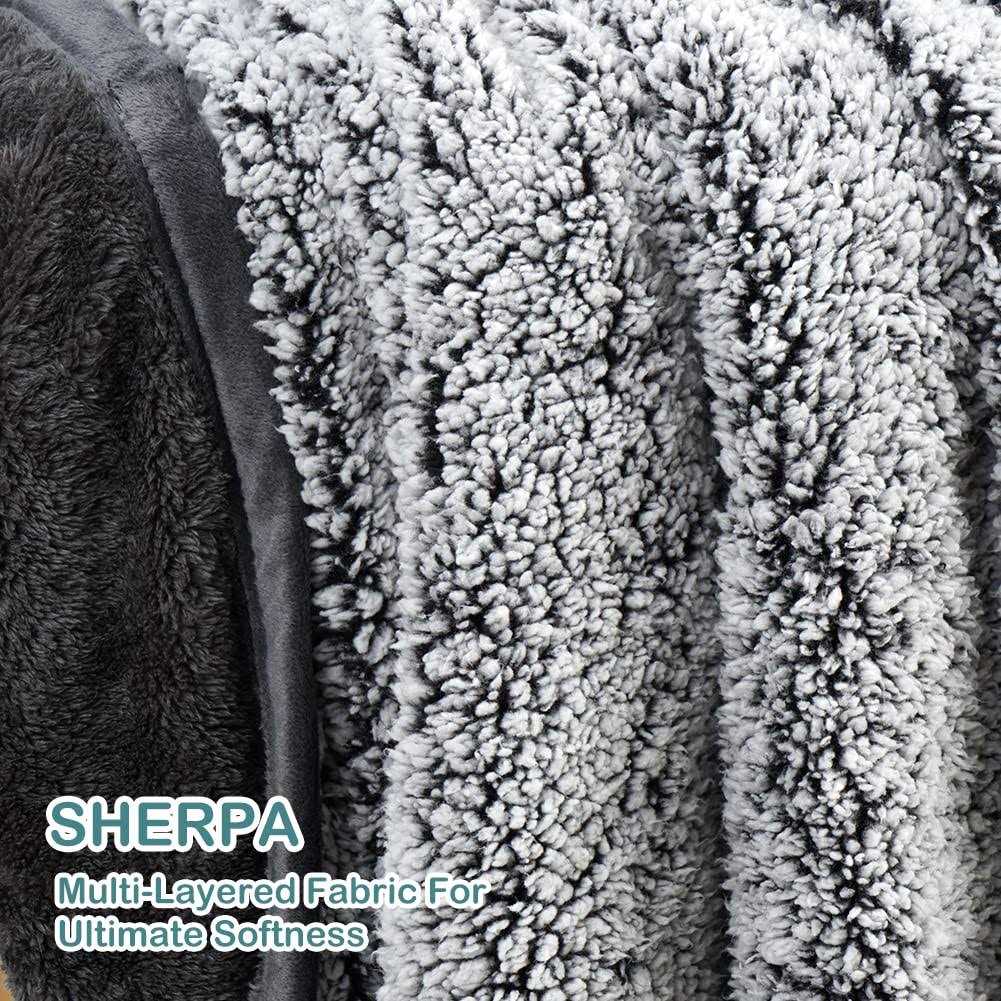 Alternative view of Waterproof Dog Blanket Soft Fluffy Plush Pet Blanket with Liquid Pee Proof Reversible Sherpa Couch Bed Cover Protector Throw Blanket for cats & Dogs