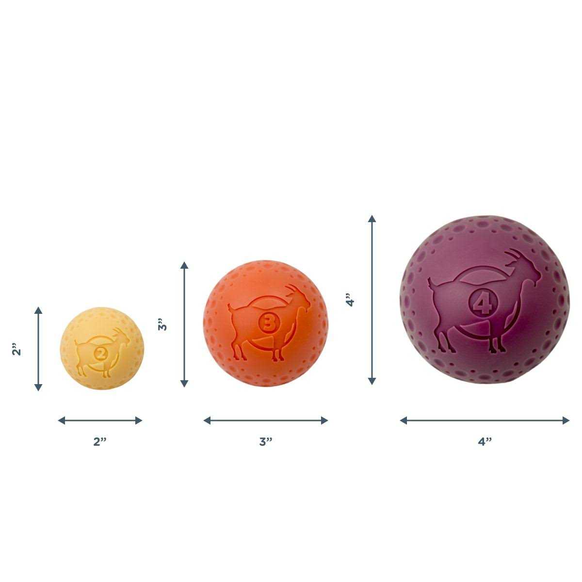 Alternative view of Tall Tails Goat Sport Ball Dog Toy
