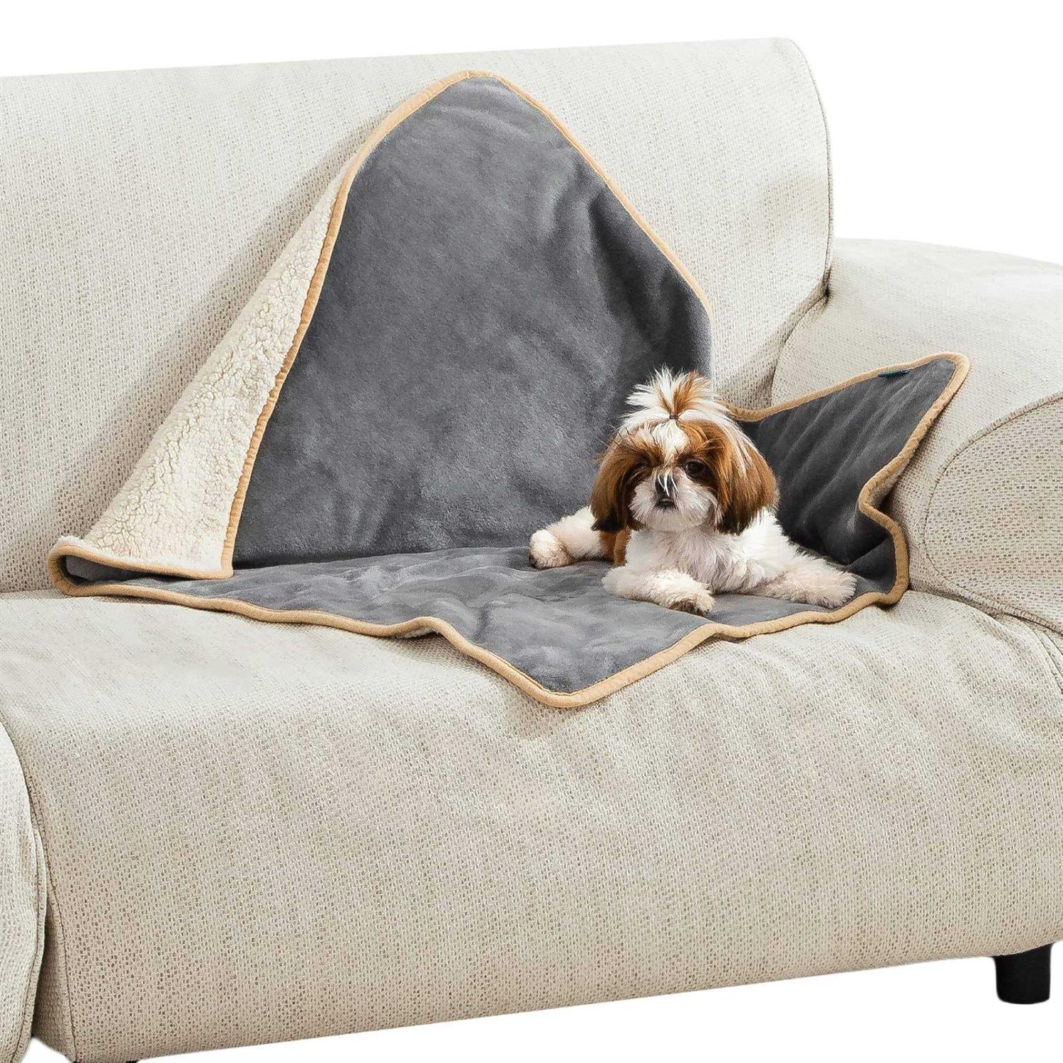 Bedsure Waterproof Dog Blankets Large Dogs Cat Blanket Washable for Couch Protection
