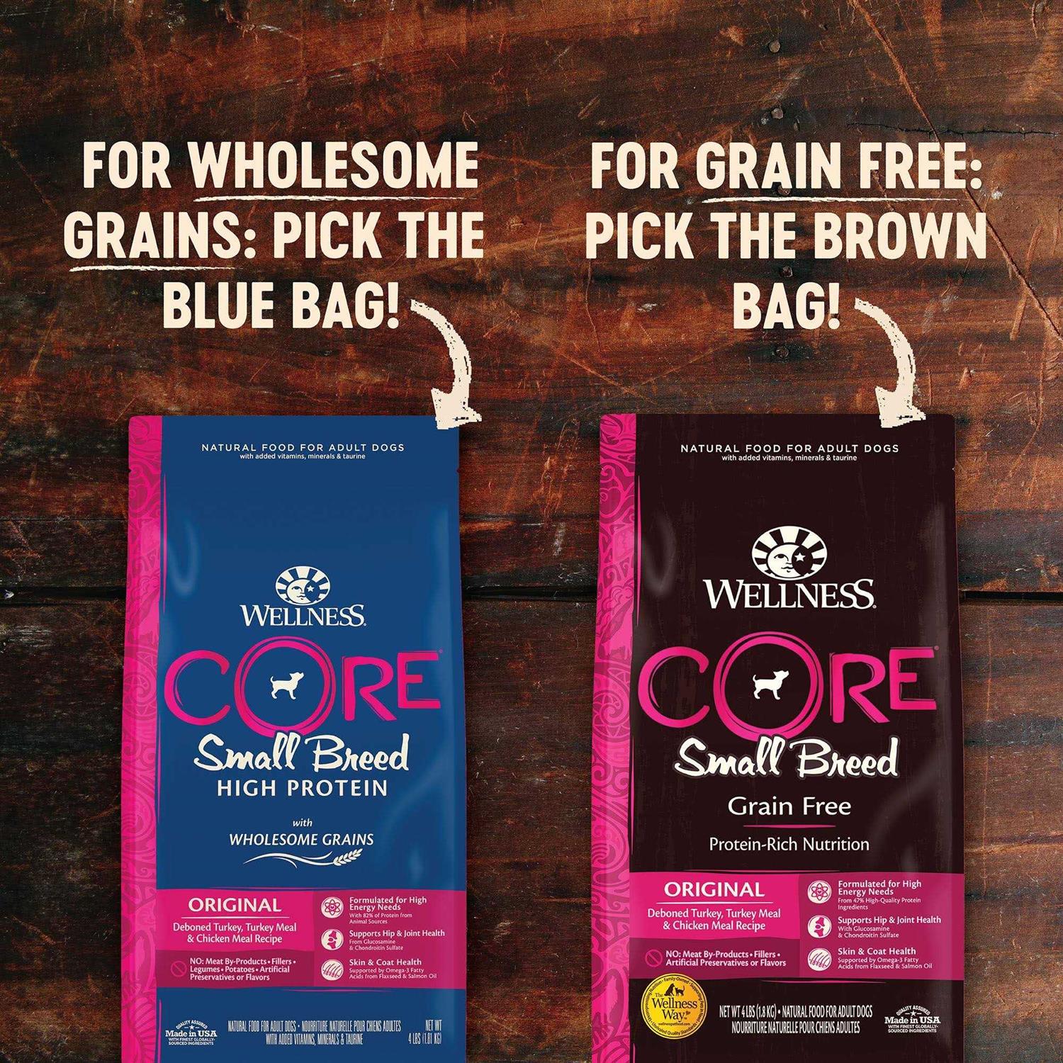 Alternative view of Wellness CORE High Protein Wholesome Grains Small Breed Original Recipe Dry Dog Food
