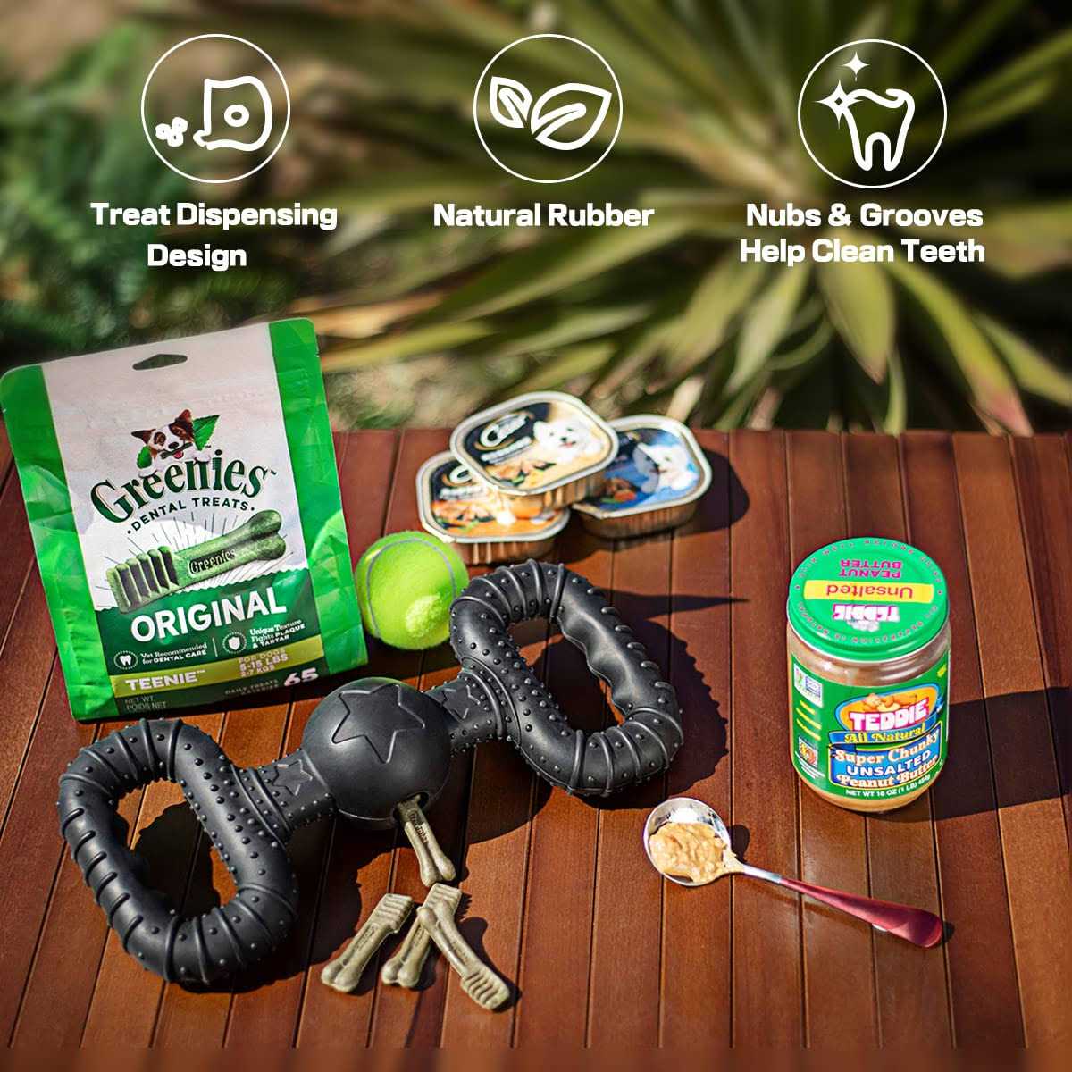 Alternative view of BiteKing Natural Rubber Dog Toys for Large Aggressive Chewers