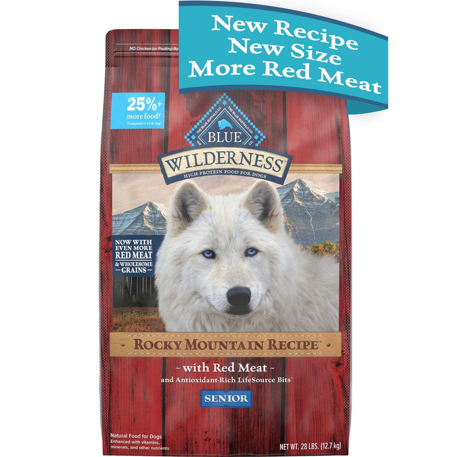 Alternative view of Blue Buffalo Wilderness Rocky Mountain Recipe High Protein Natural Senior Dry Dog Food