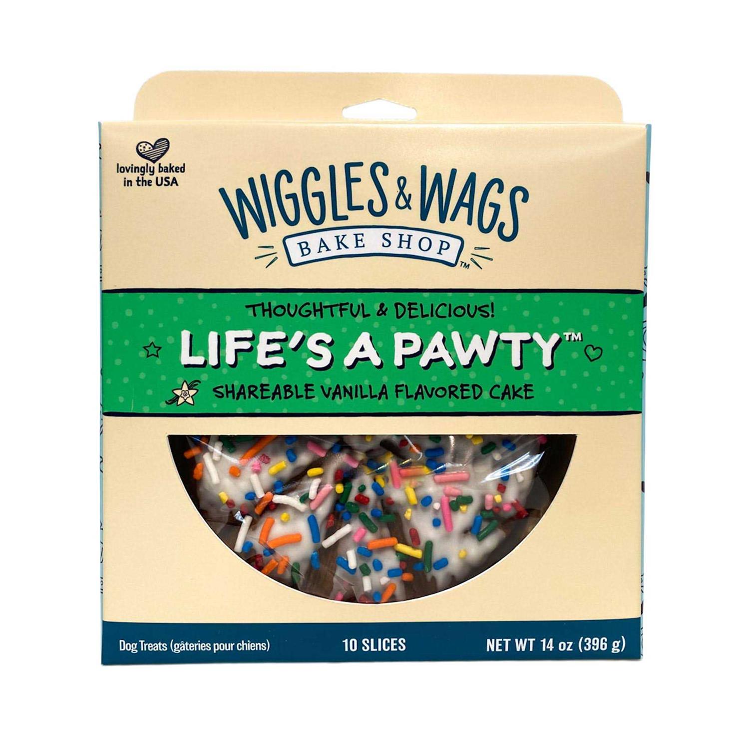 Wiggles & Wags Bake Shop Life's a Pawty Cake Dog Treats