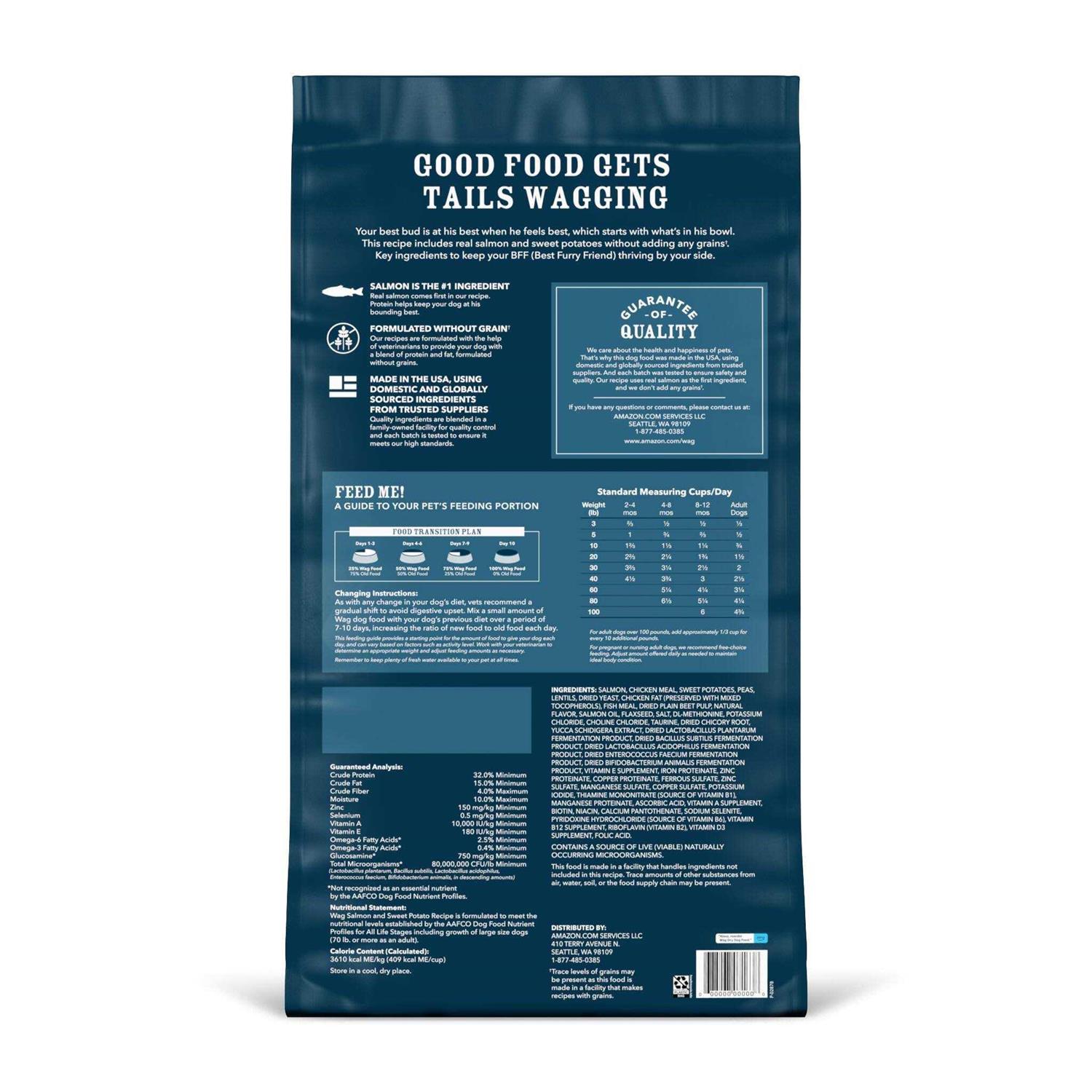 Alternative view of Amazon Brand Wag Dry Dog Food Sweet Potato