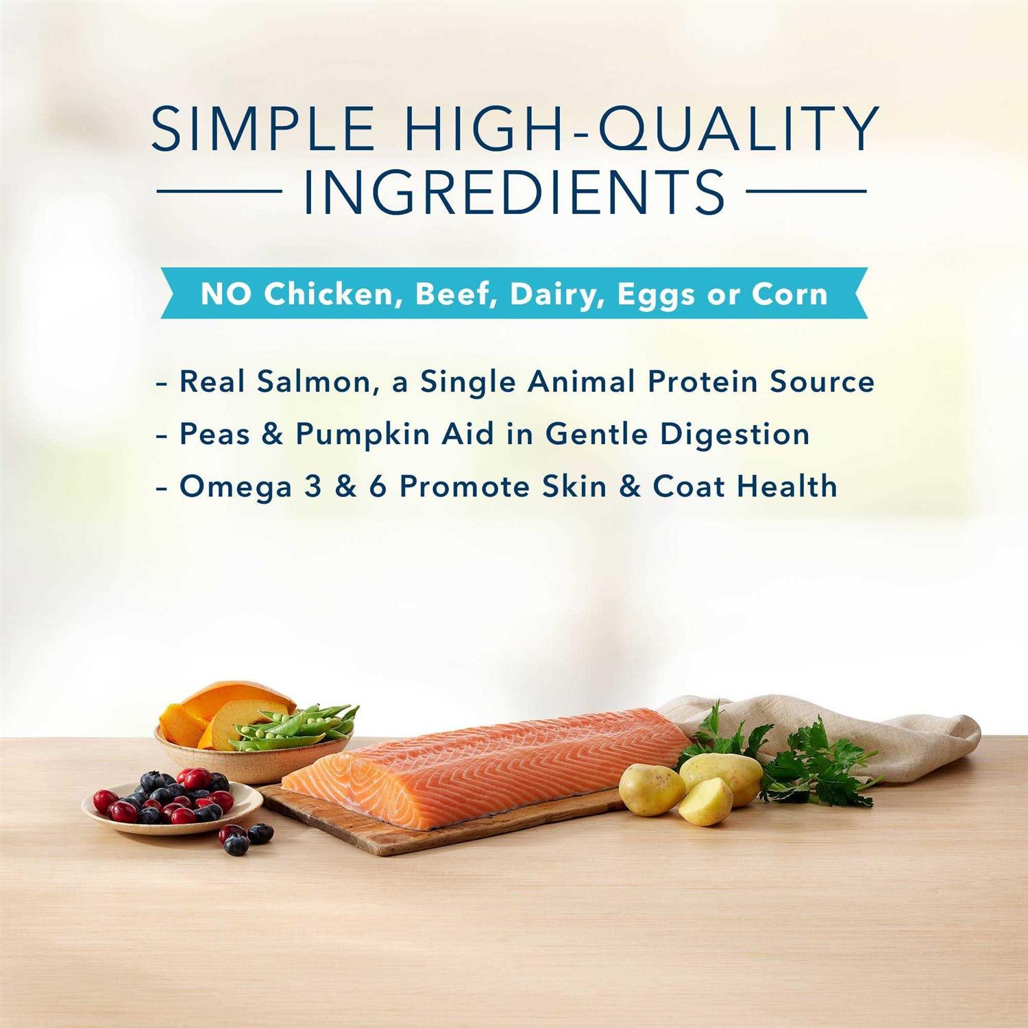 Alternative view of Blue Buffalo Basics Grain-Free Salmon Adult Dry Dog Food