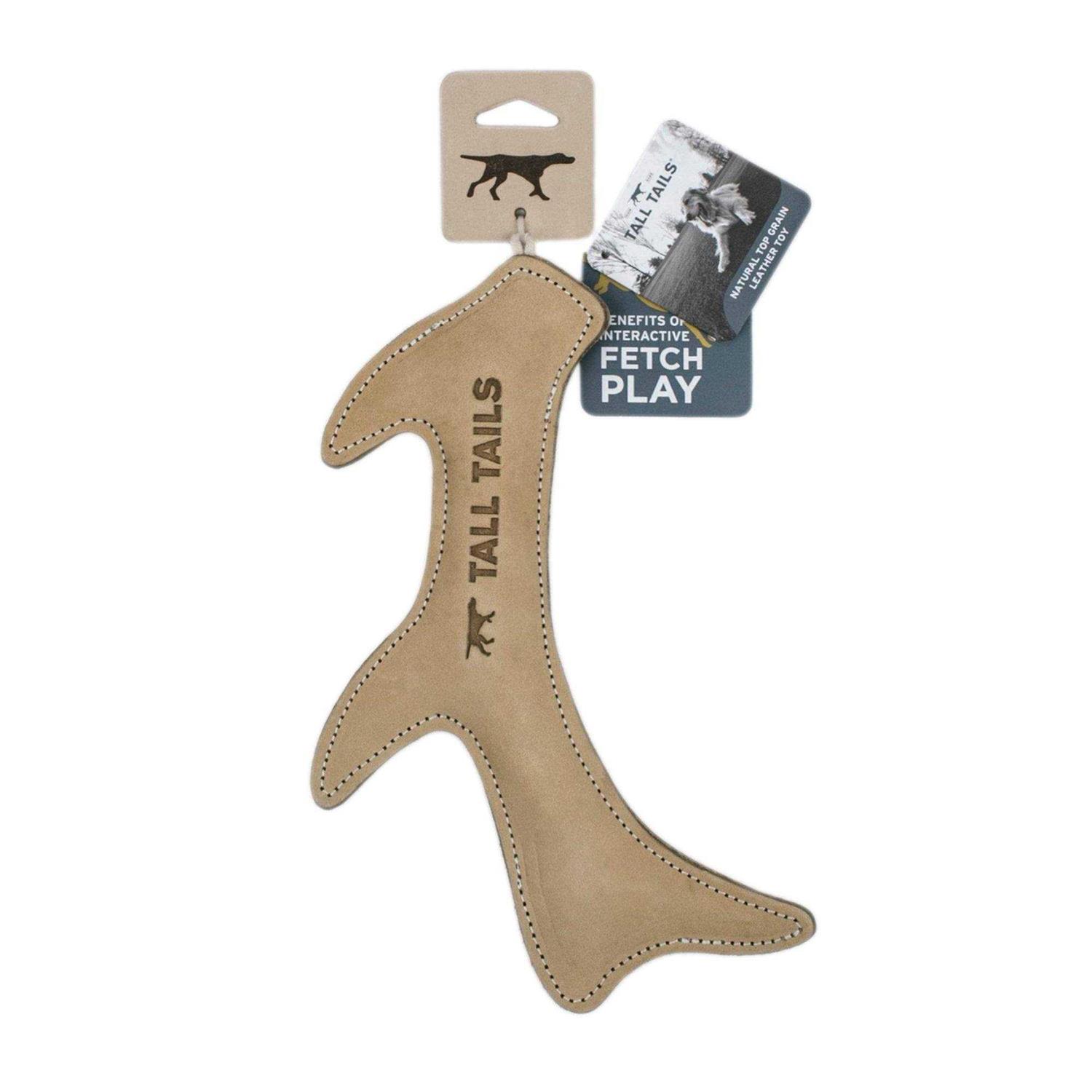 Tall Tails Natural Leather Antler Dog Toy
