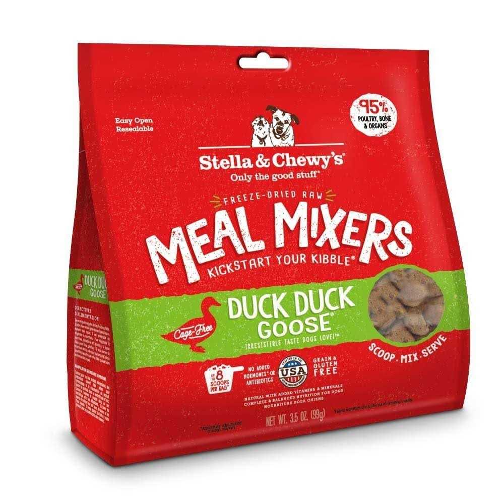 Stella & Chewy's Freeze Dried Duck Duck Goose Meal Mixers Dog Food