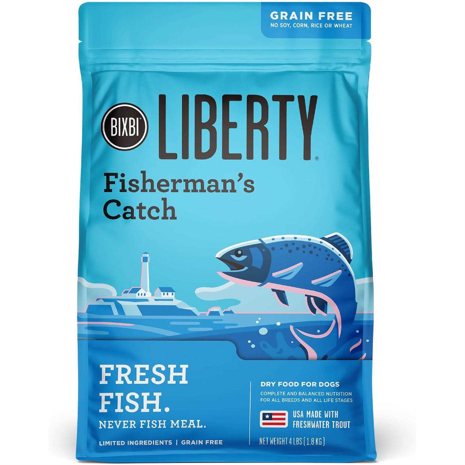 Bixbi Liberty Fisherman's Catch Grain-Free Dry Dog Food