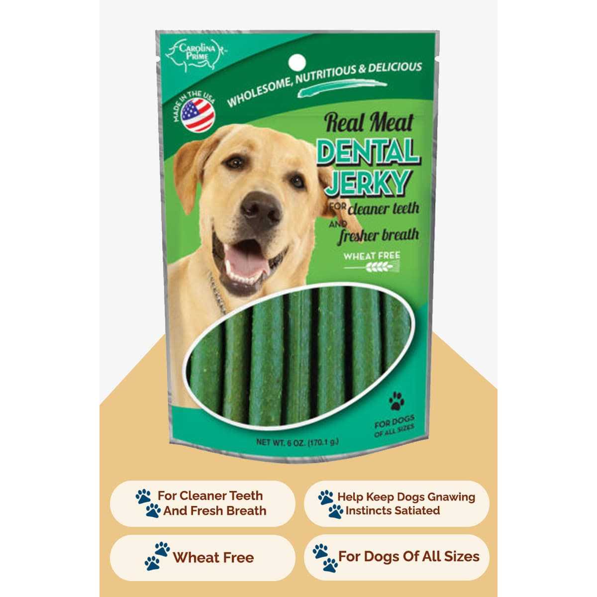 Alternative view of Carolina Prime Pet Dental Jerky Dog Treats