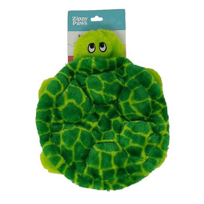 Alternative view of ZippyPaws Squeakie Crawler SlowPoke the Turtle Plush Dog Toy
