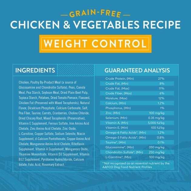 Alternative view of True Acre Foods Weight Control Chicken & Vegetables Recipes Grain-Free Dry Dog Food
