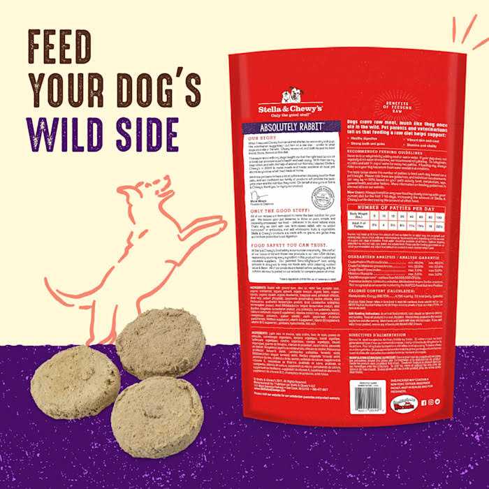 Alternative view of Stella & Chewy's Absolutely Rabbit Dinner Patties Freeze Dried Dog Food