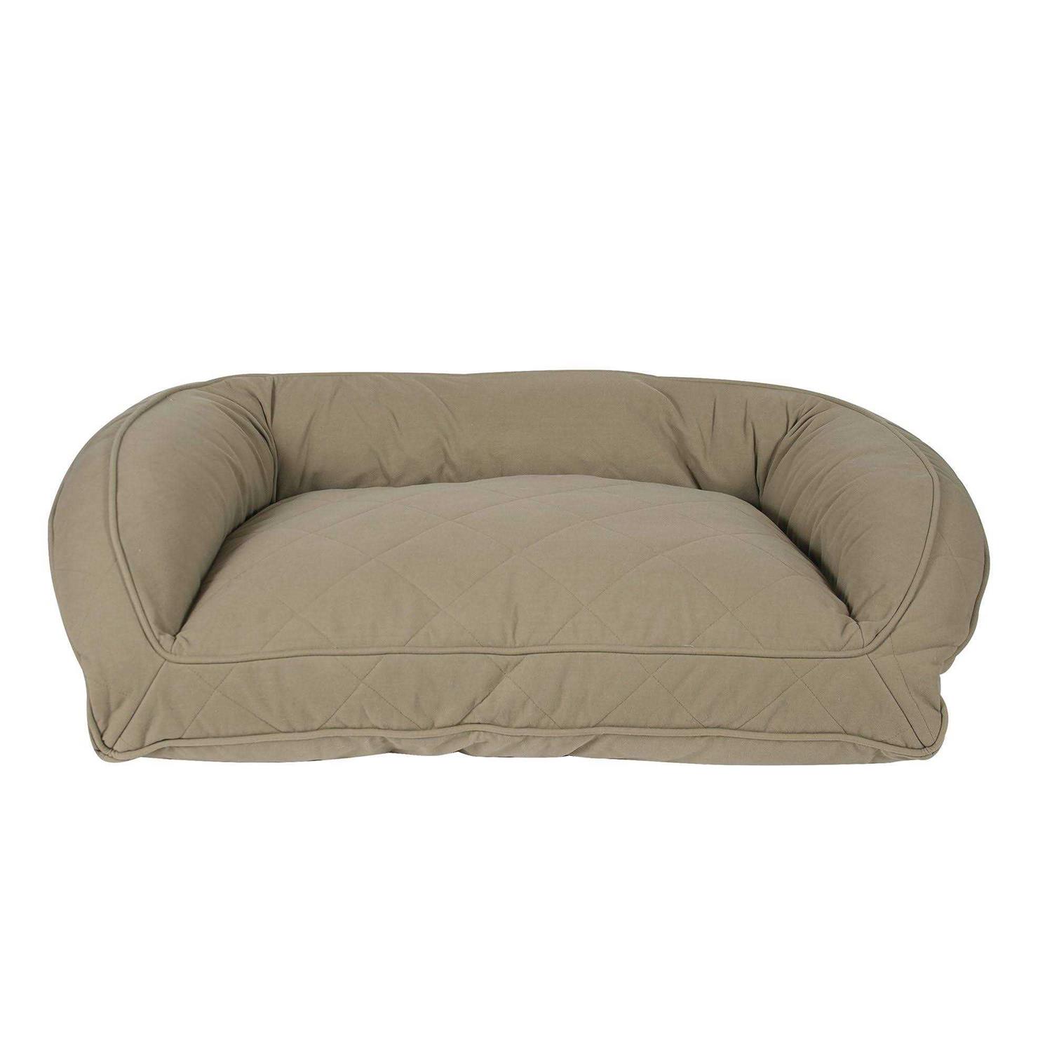 Carolina Pet Quilted Microfiber Bolster Bed