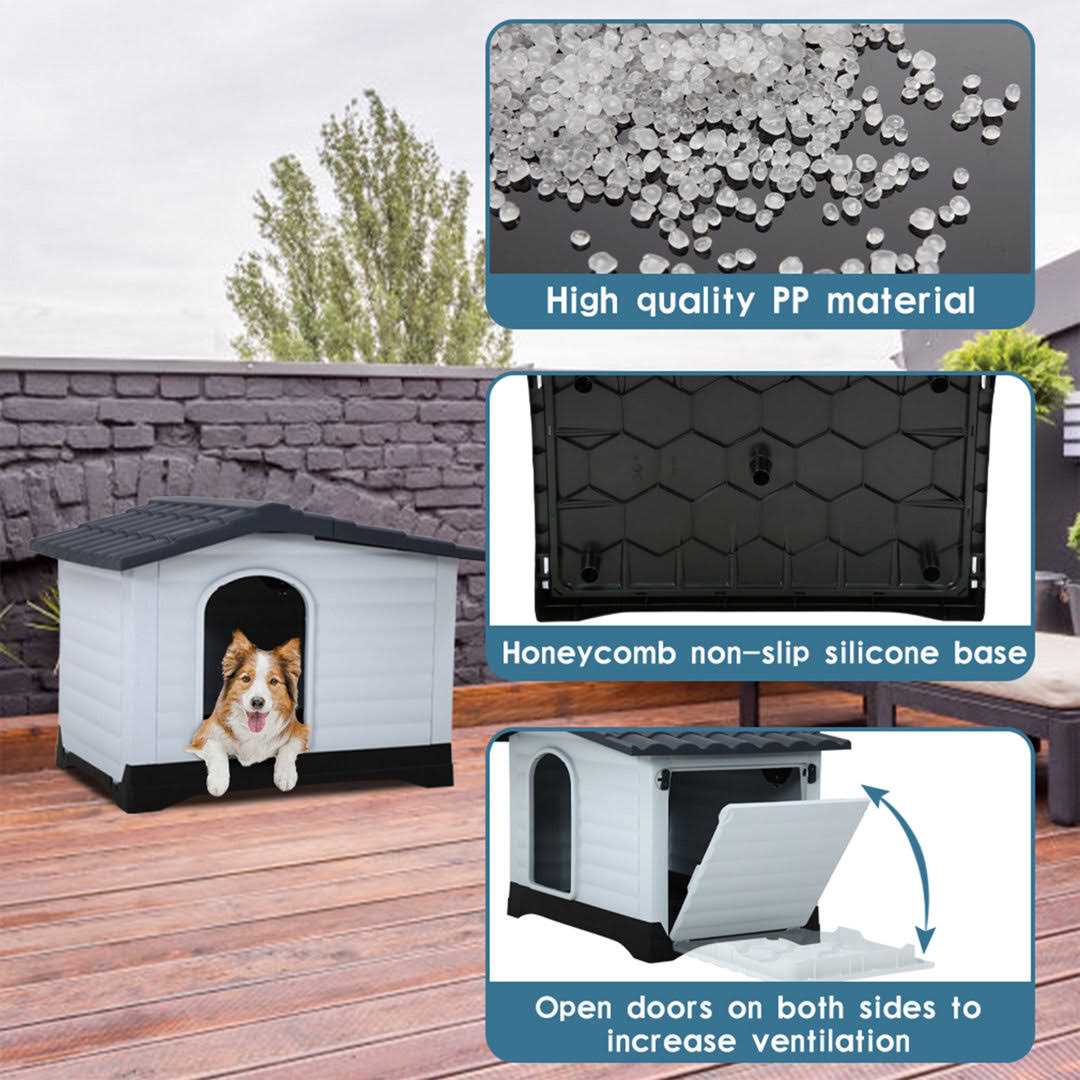 Alternative view of Bestpet Dog House for Small, Medium and Large Dogs Plastic