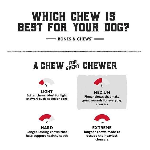 Alternative view of Bones & Chews Beef Trachea 6 Dog Treat