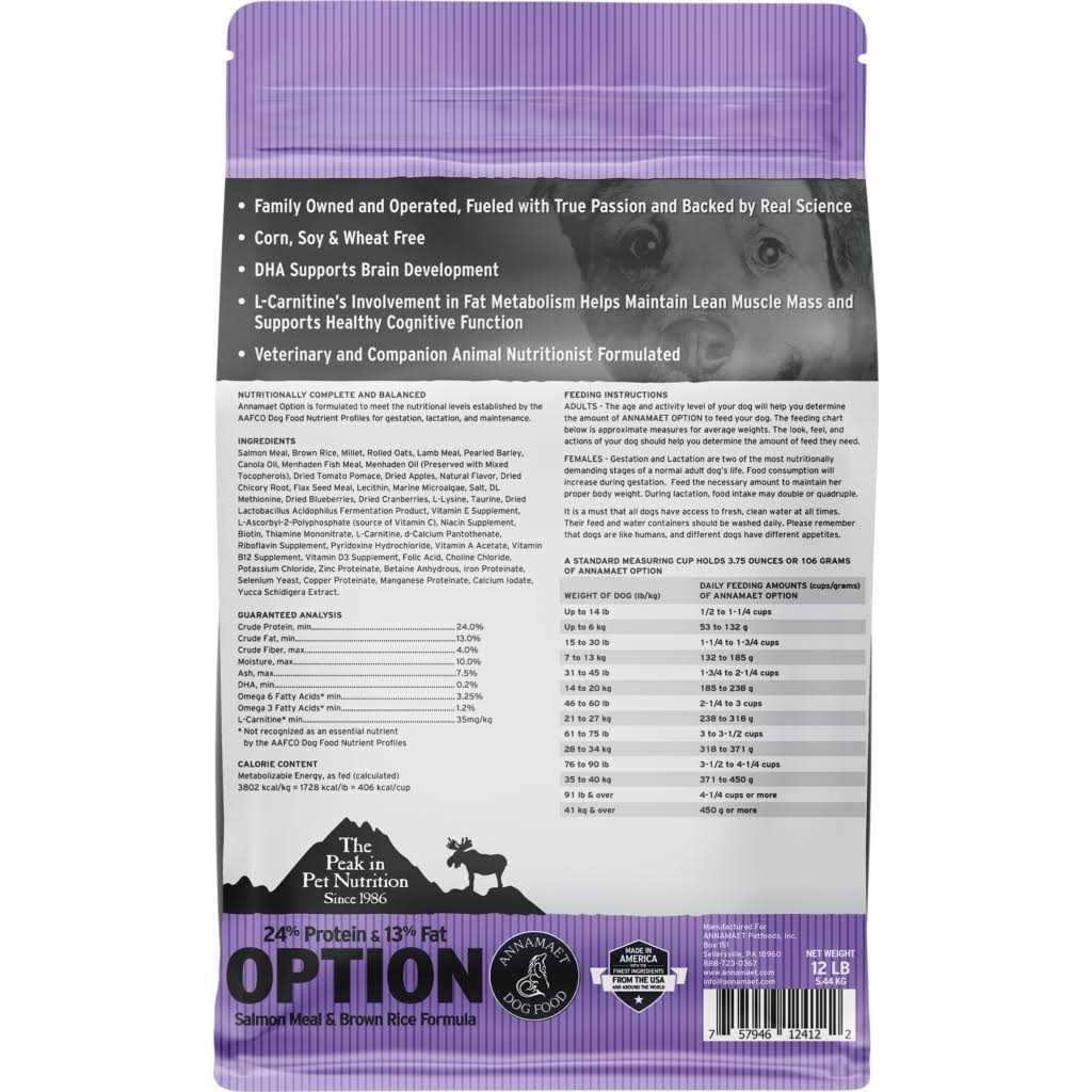 Alternative view of Annamaet 24% Option Dry Dog Food