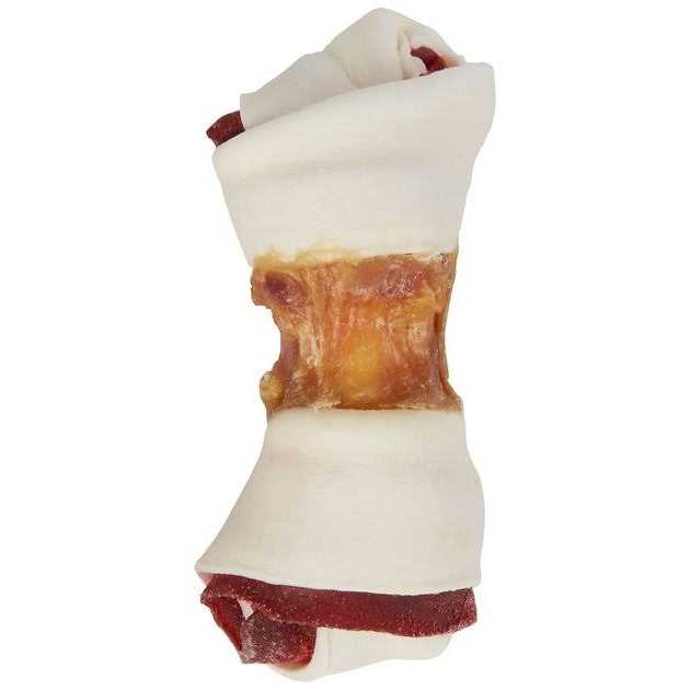 Alternative view of Bones & Chews Triple Flavor Mini Bone Rawhide Dog Treats