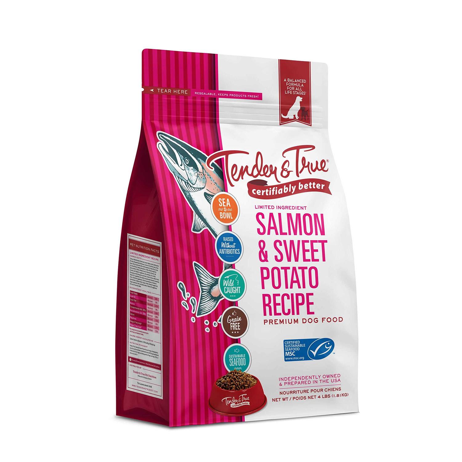 Tender & True Salmon & Sweet Potato Recipe Dog Food