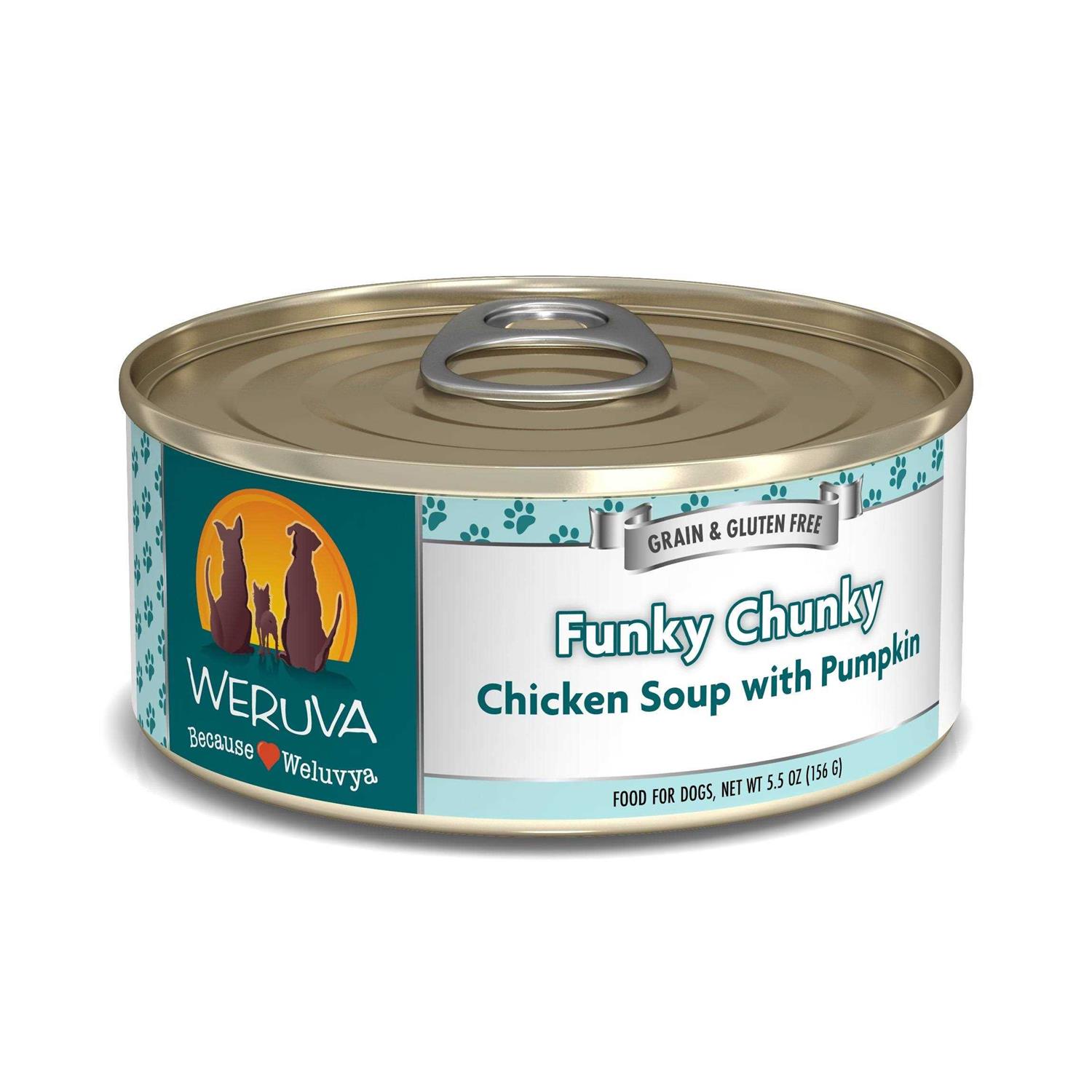 Alternative view of Weruva Funky Chunky Chicken Soup Canned Dog Food