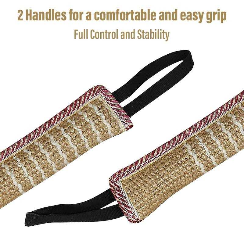 Alternative view of Storystore Dog Tug Toy Dog Training Bite Pillow Jute Bite Toy Best for Tug of War